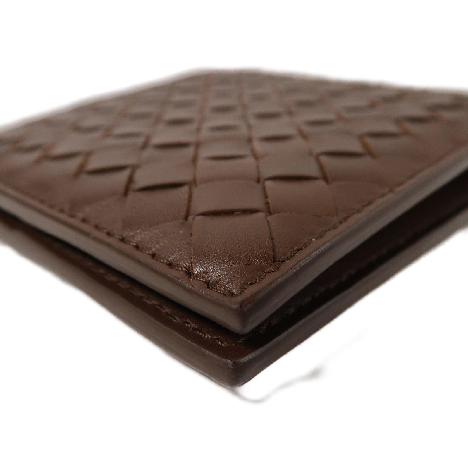 BOTTEGA VENETA 織紋皮革Wallet錢包啡色