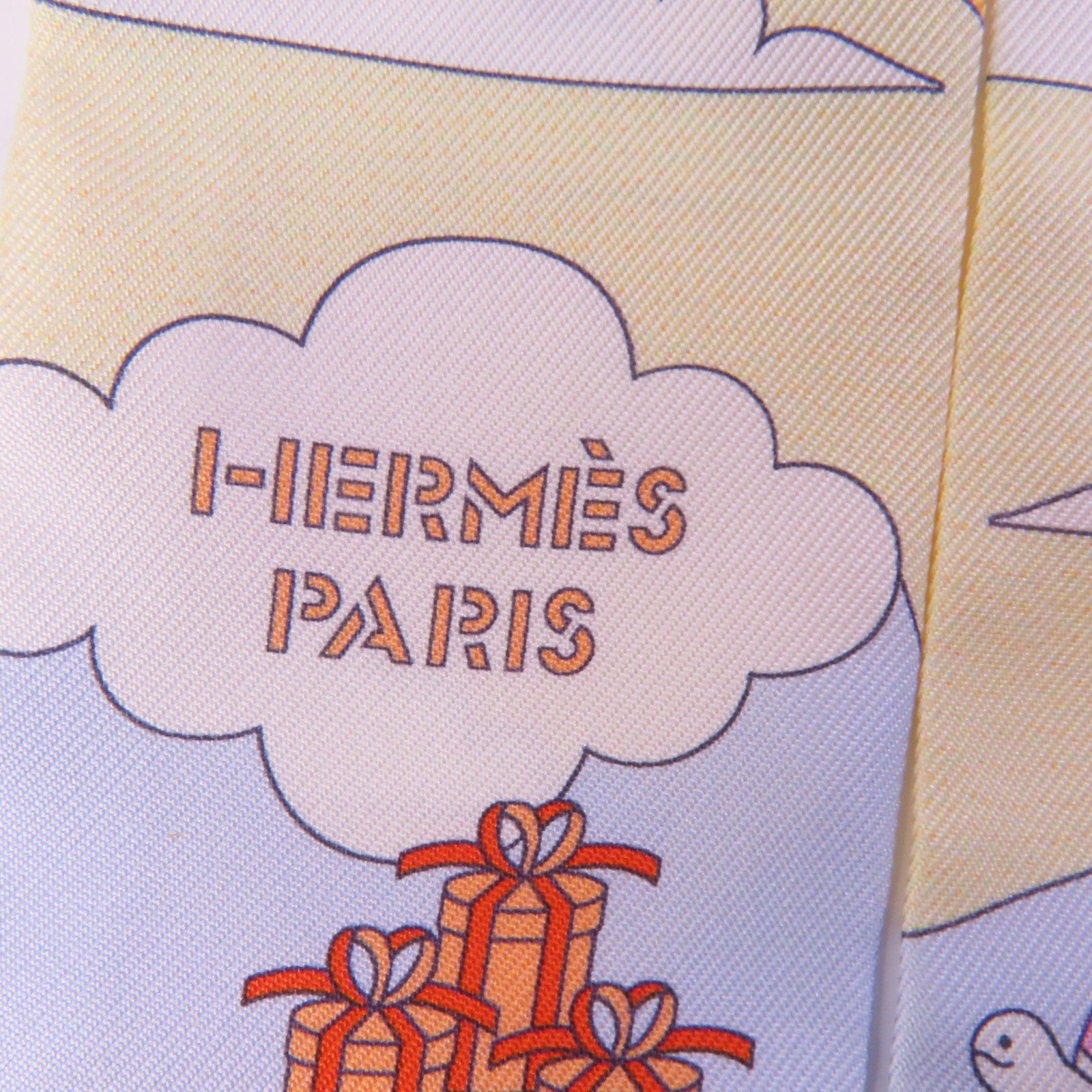 HERMES 絲質Twilly絲巾