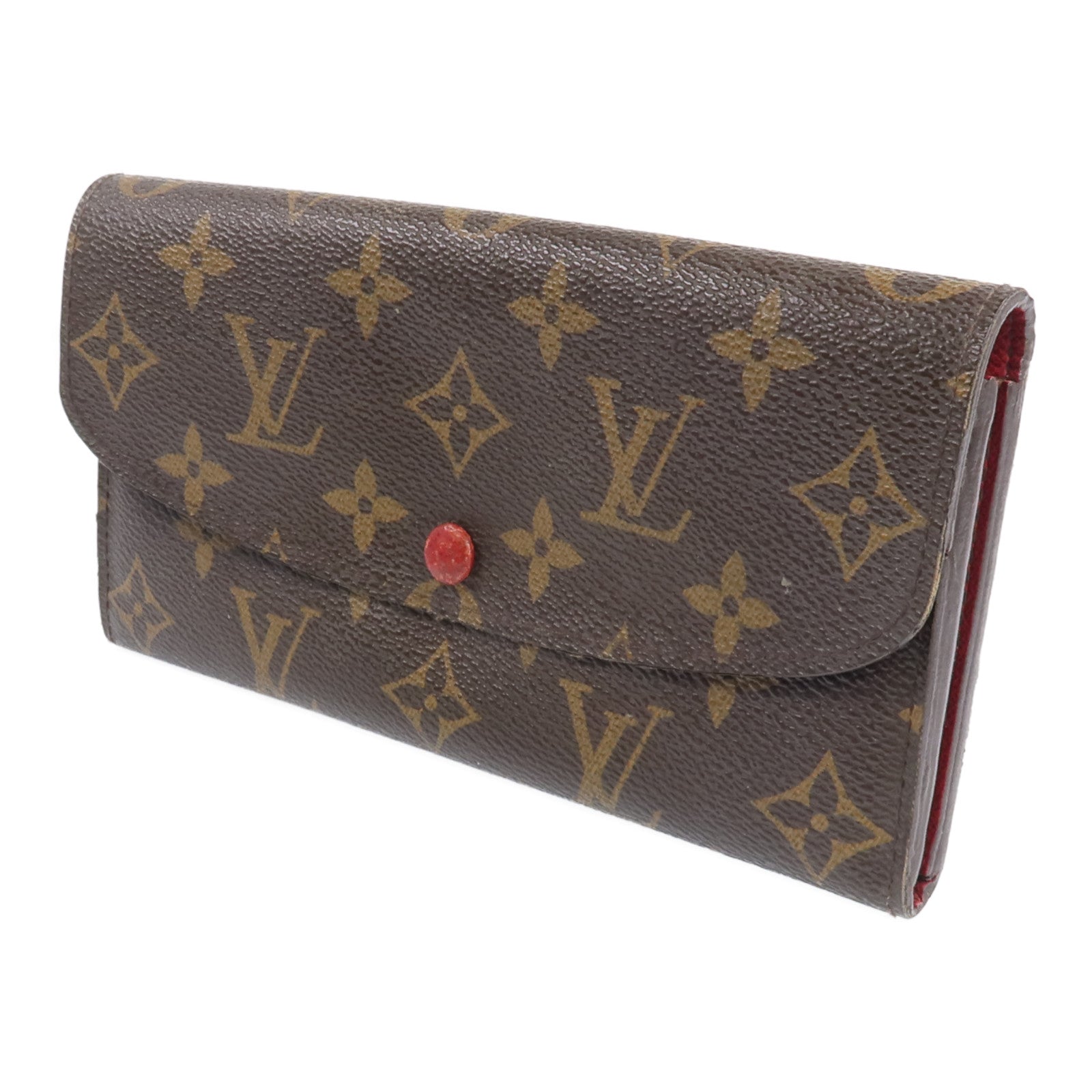 LOUIS VUITTON Monogram Emilie Long Wallet金扣長錢包
