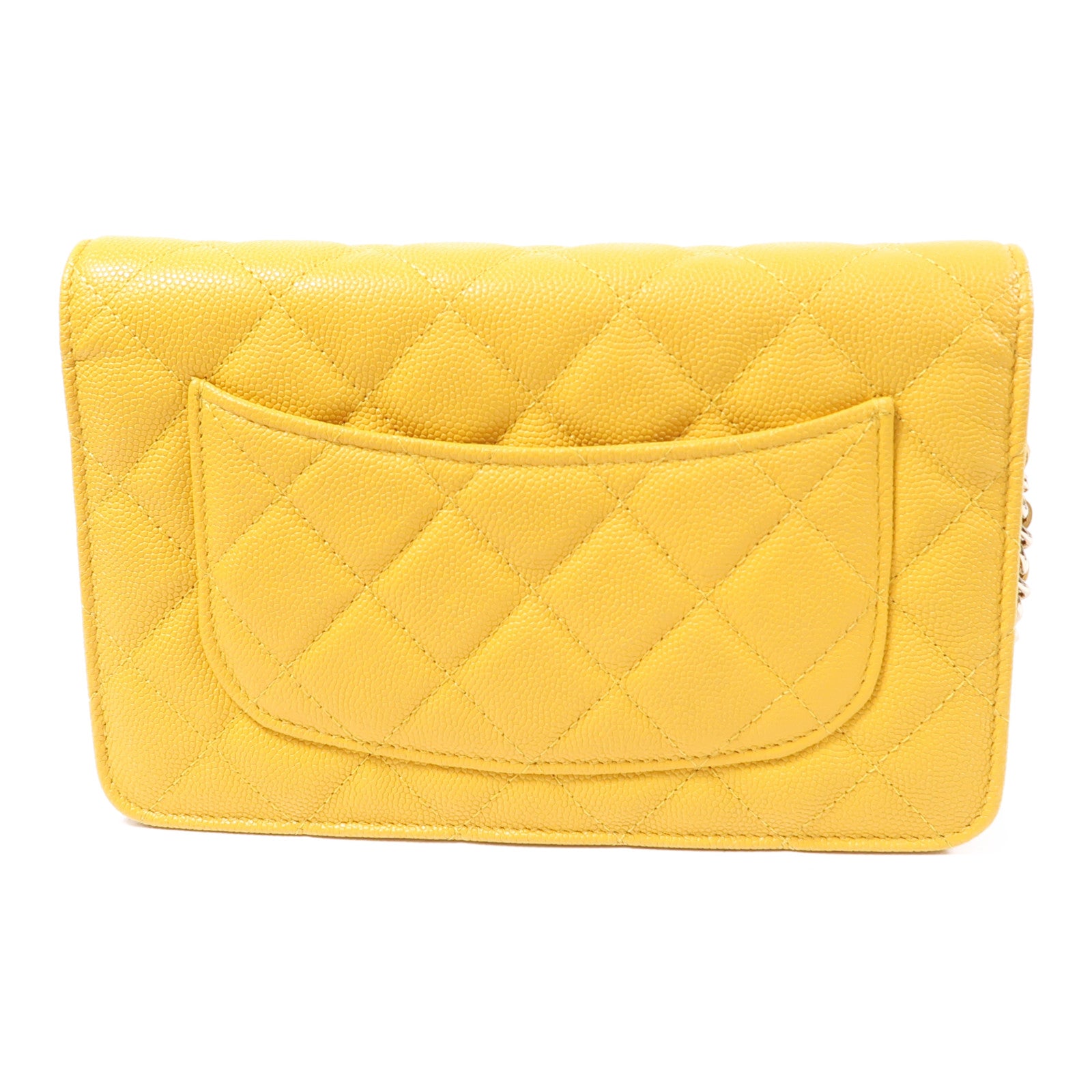 CHANEL 牛皮皮革WOC Wallet On Chain鏈帶肩背袋
