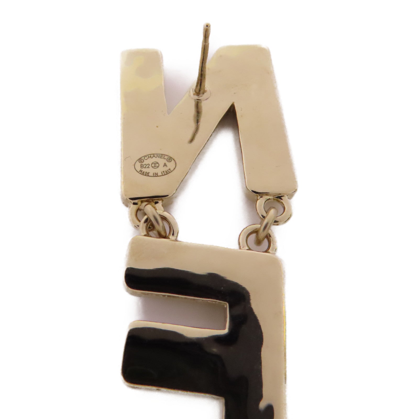 CHANEL 金屬Pierced Earrings耳環