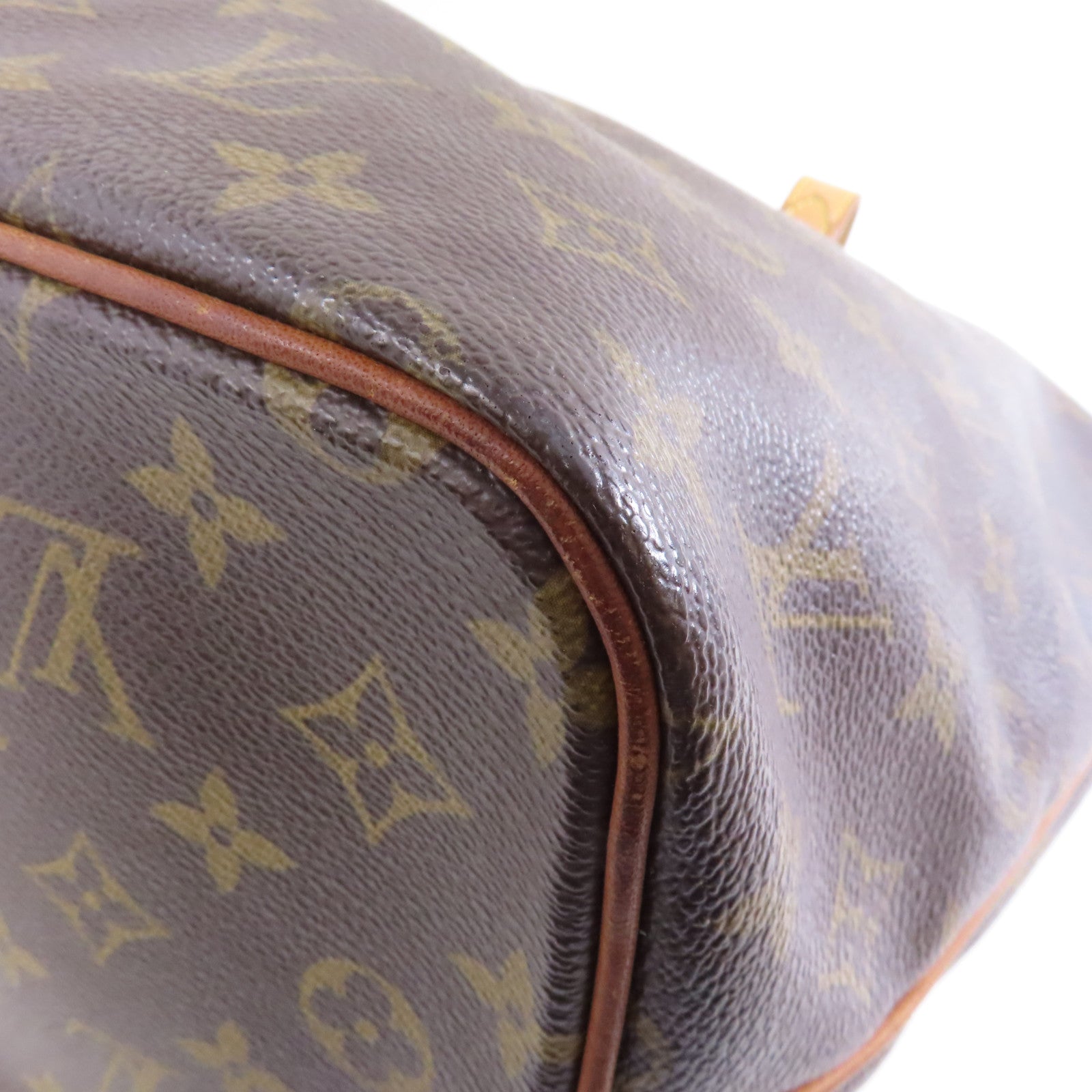 LOUIS VUITTON 【激減優惠】Monogram Palermo PM金扣手挽肩背兩用袋棕色