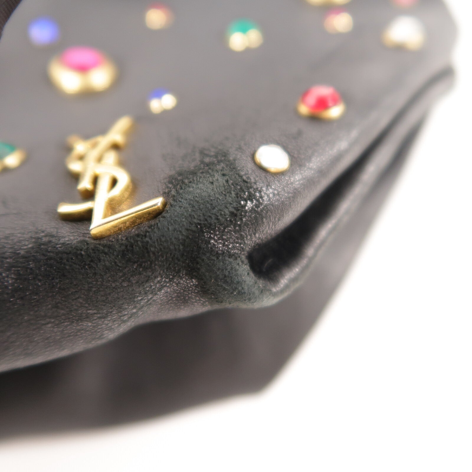 YVES SAINT LAURENT 牛皮皮革Chain Shoulder Bag鏈帶肩背袋