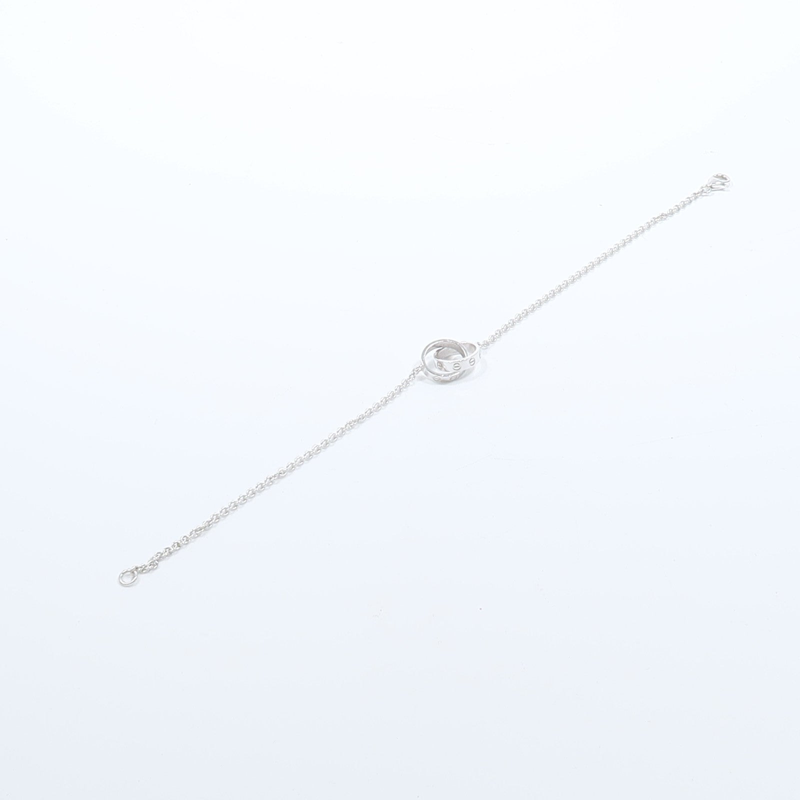 CARTIER 18K白金Baby Love Bracelet手鏈