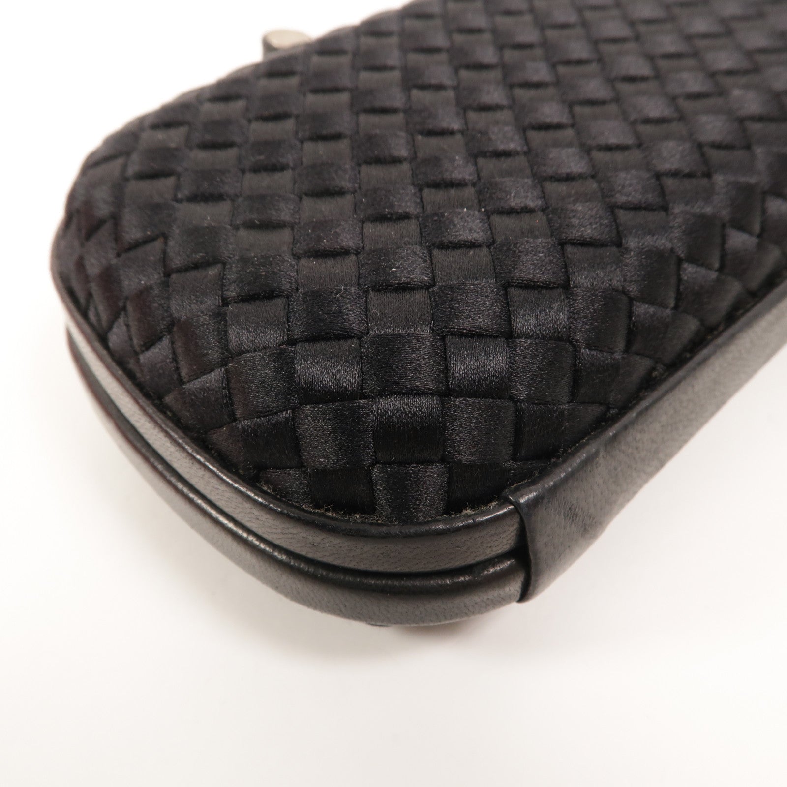 BOTTEGA VENETA 緞面/羊皮皮革Knot Clutch手拿包