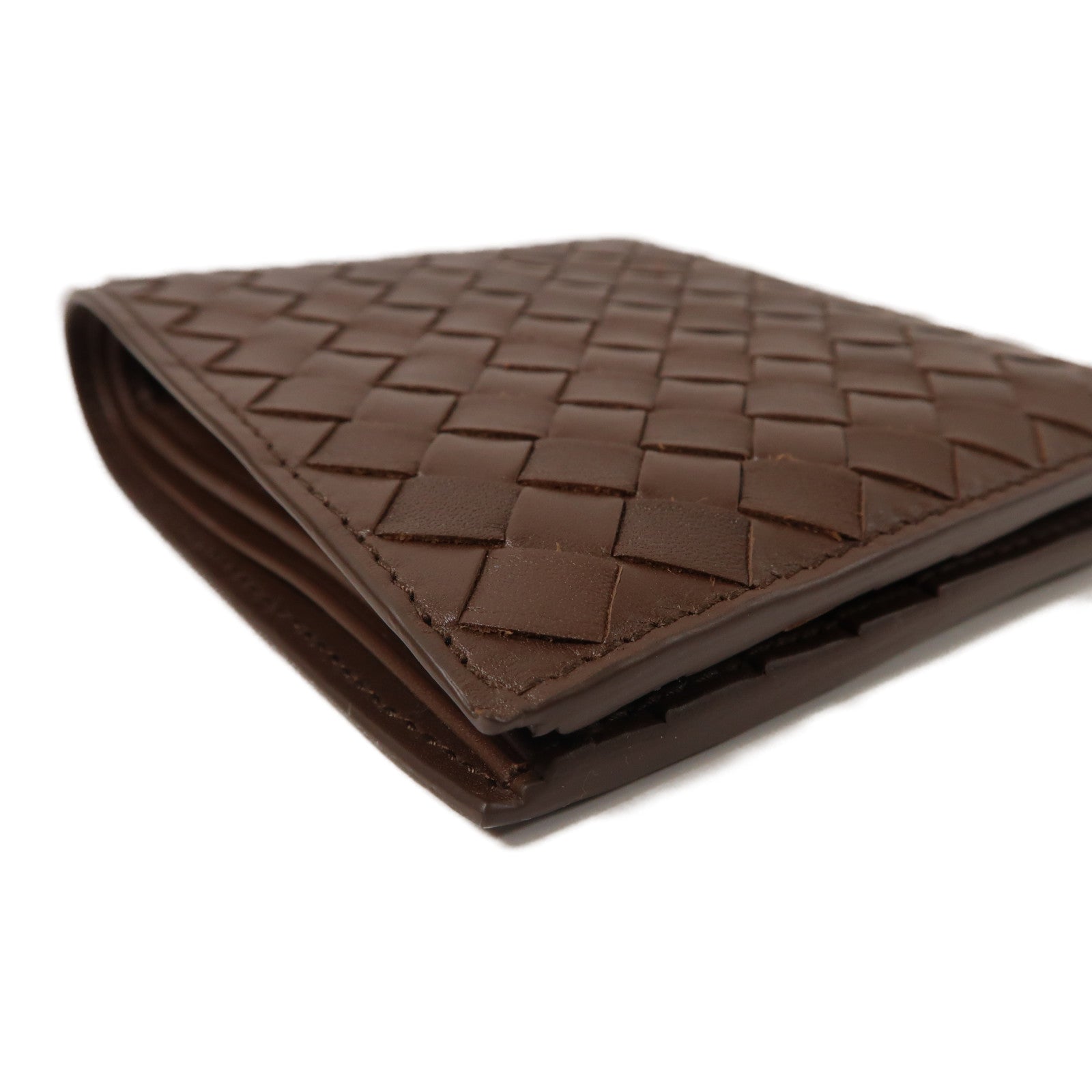 BOTTEGA VENETA 織紋皮革Wallet錢包啡色