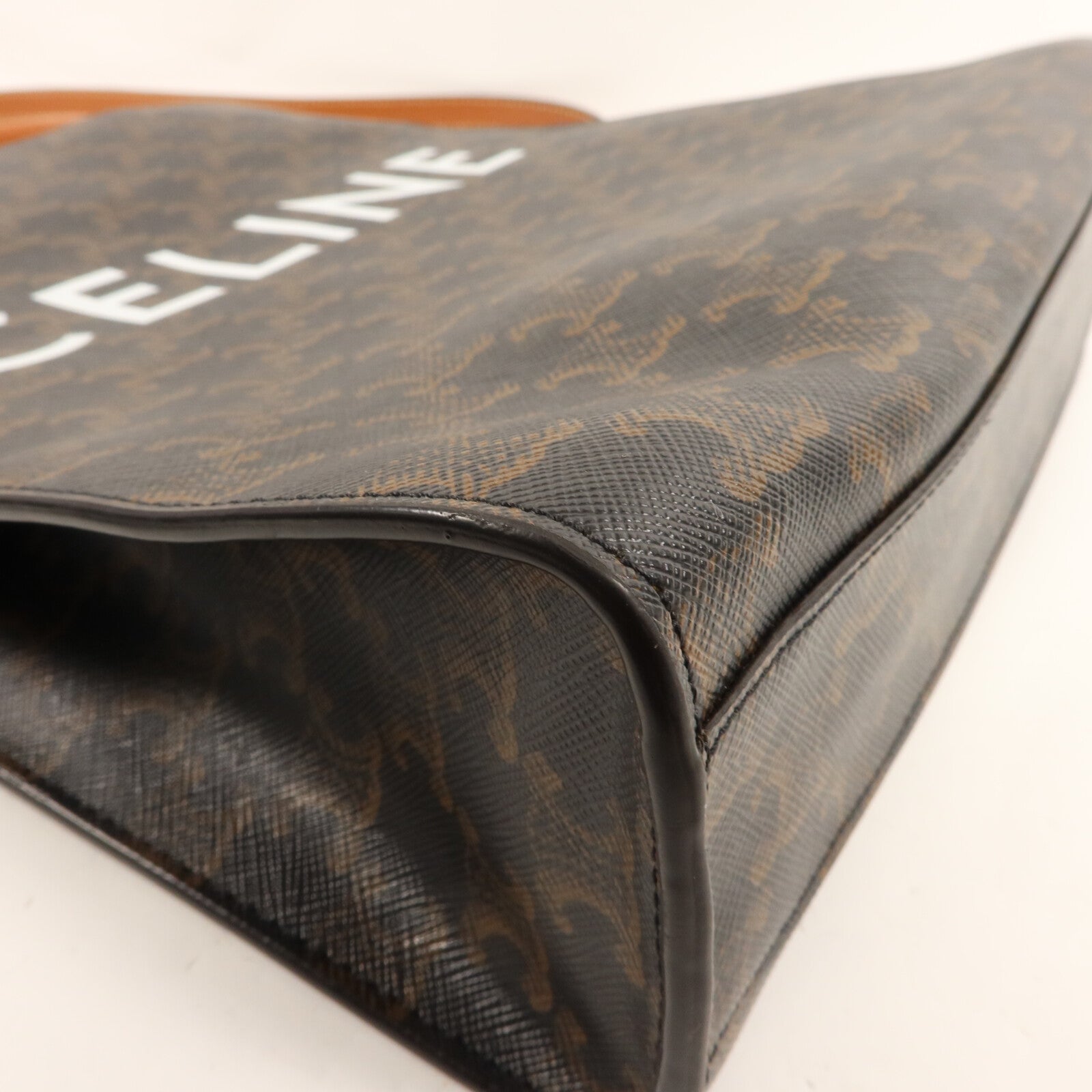 CELINE 塗層帆布Triomphe Cabas Tote Bag手挽肩背兩用袋
