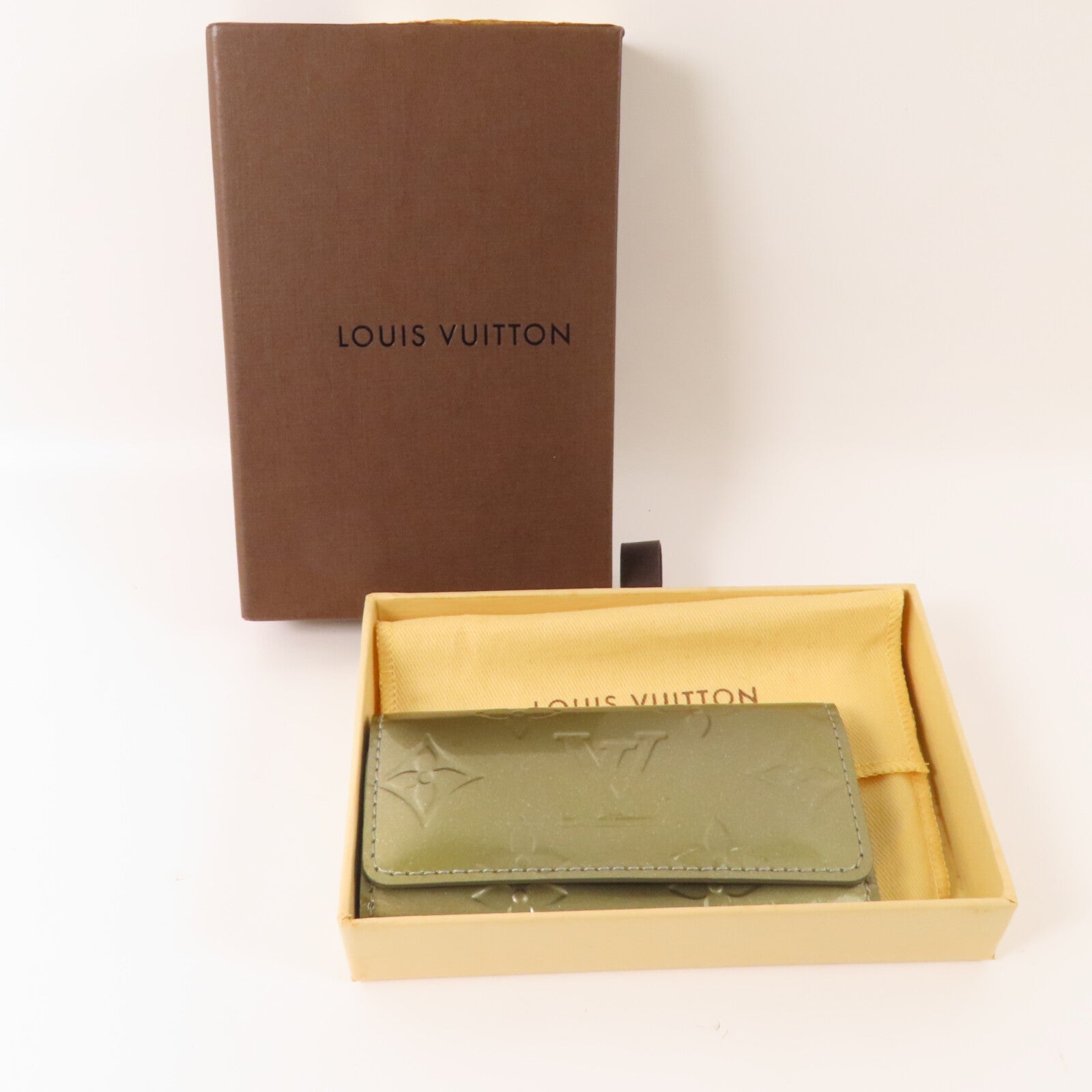 LOUIS VUITTON Monogram Vernis 4Key Holder金扣鎖匙包