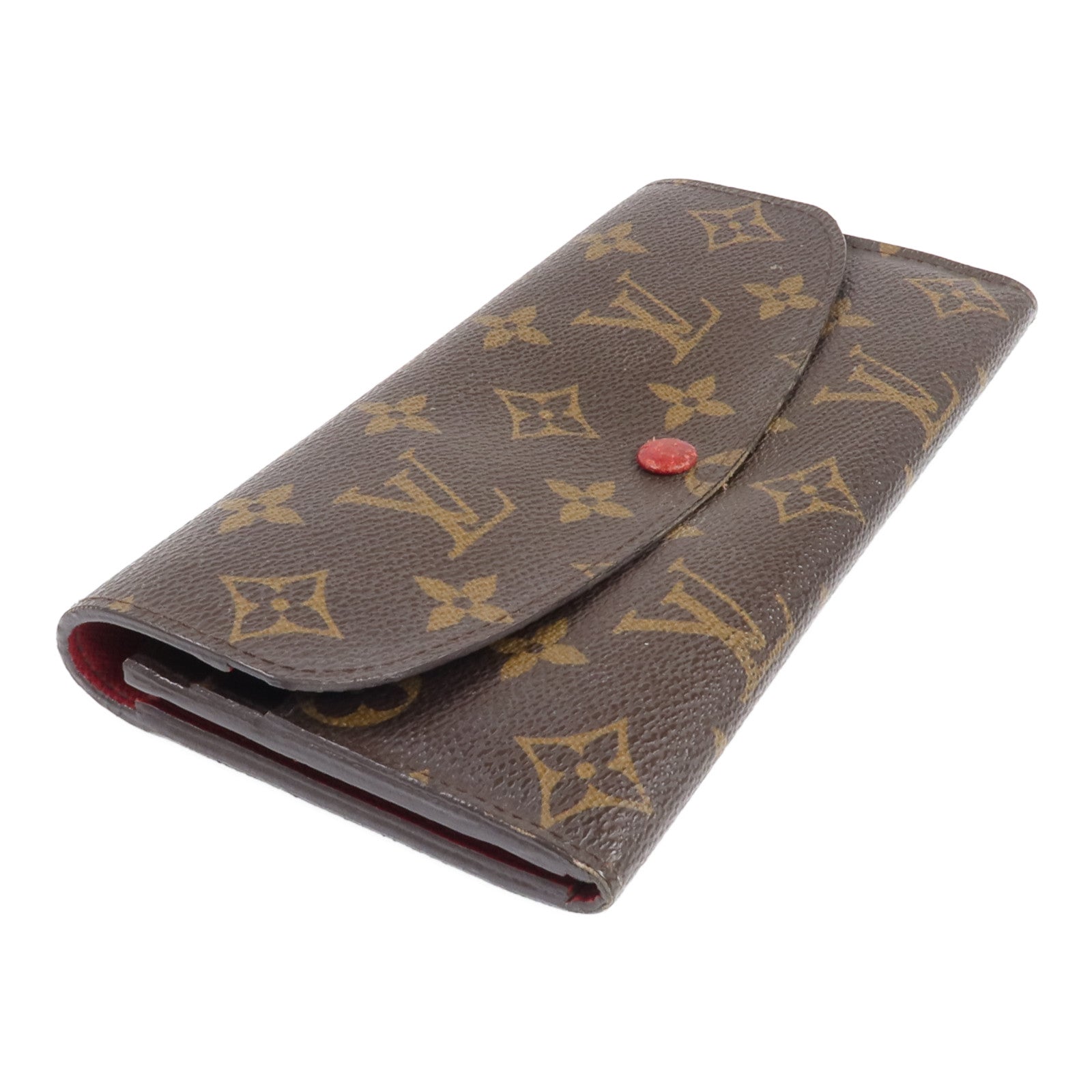 LOUIS VUITTON Monogram Emilie Long Wallet金扣長錢包