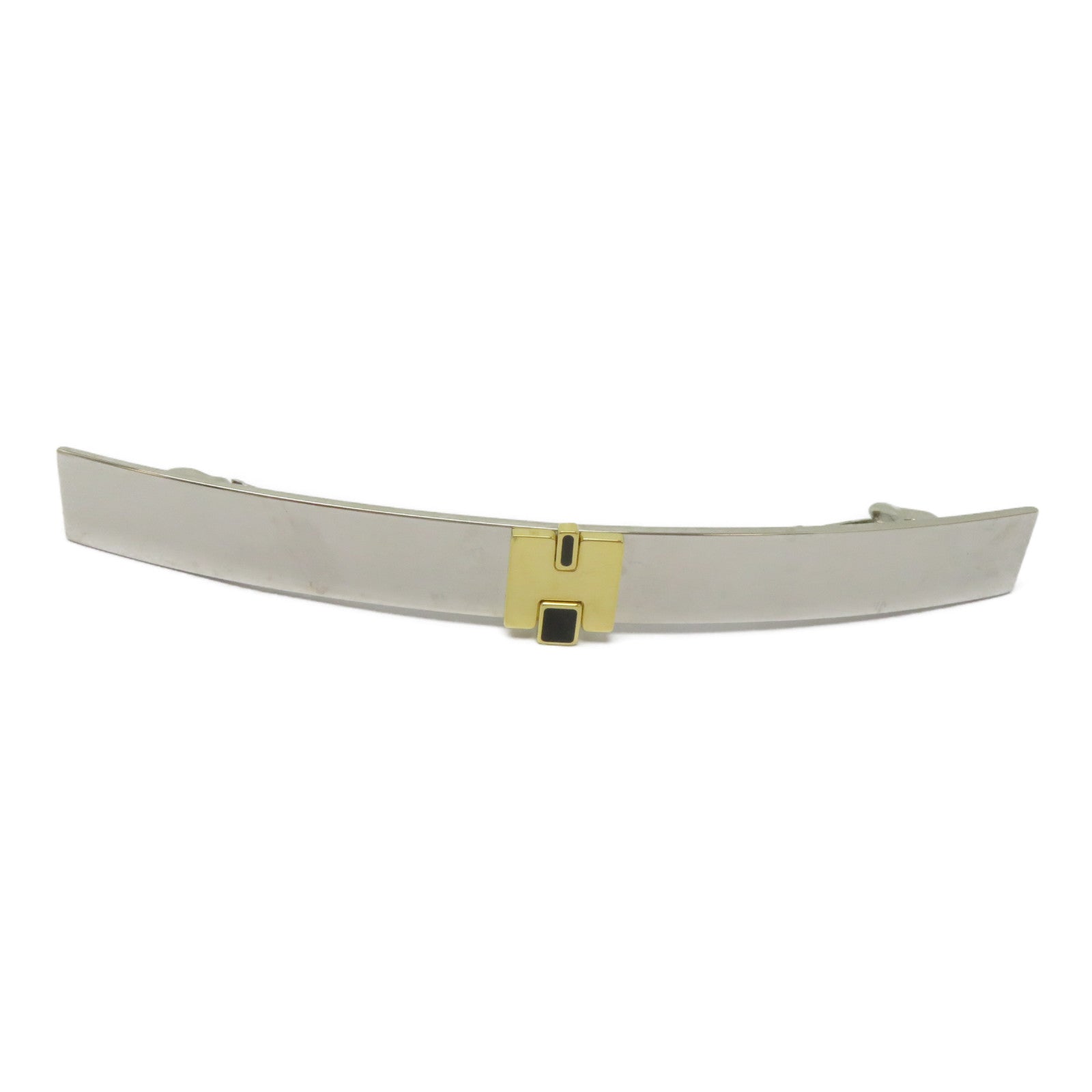 HERMES 金屬Hair Clip髮夾銀色/金色