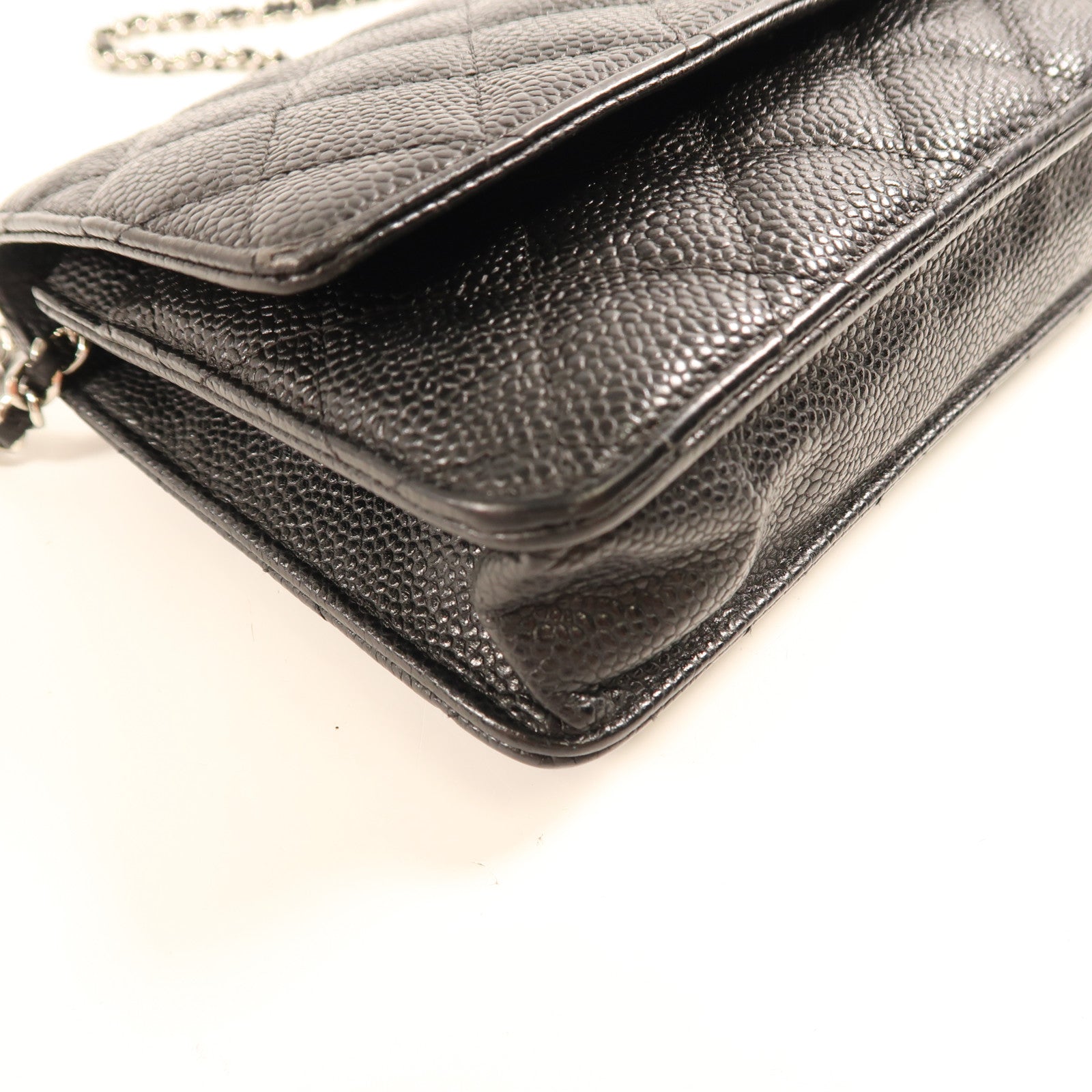 CHANEL 牛皮皮革WOC Wallet On Chain鏈帶肩背袋