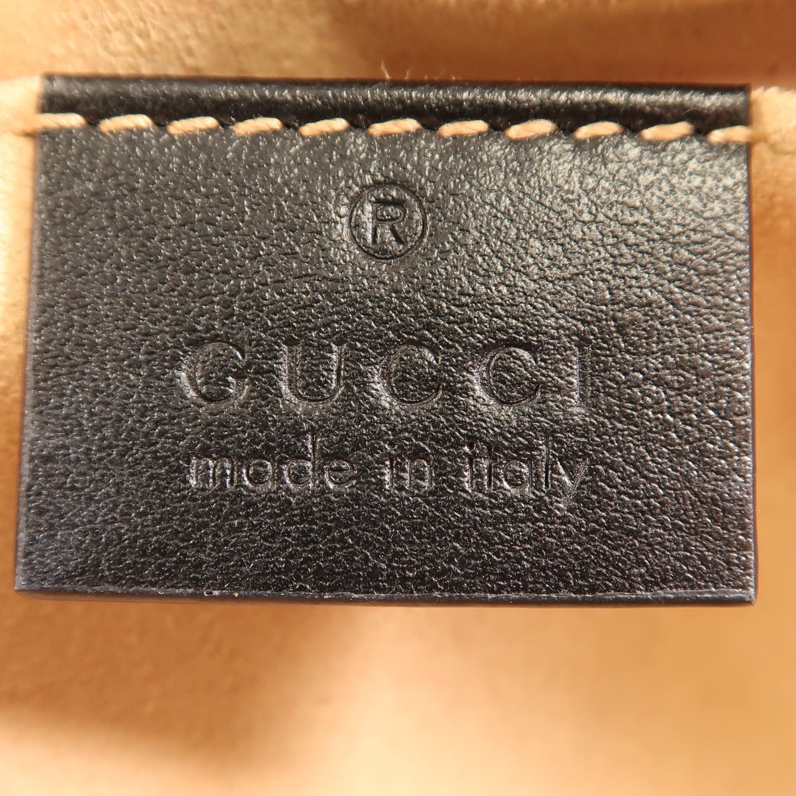 GUCCI 牛皮皮革GG Marmont金扣肩背袋