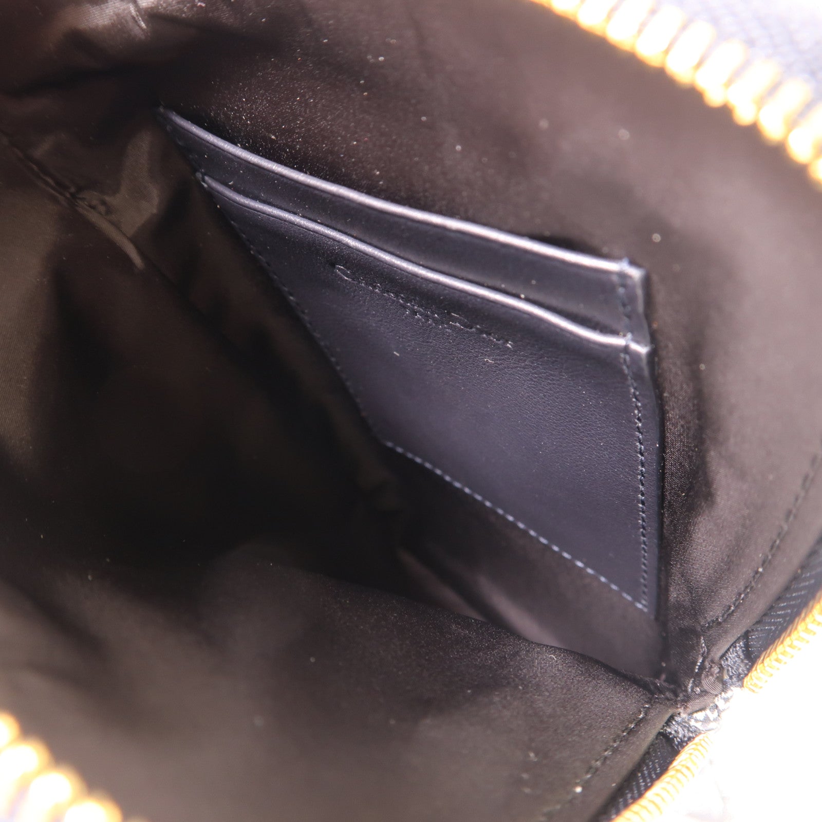 Dior 尼龍Shoulder Bag金扣肩背袋深藍色/白色