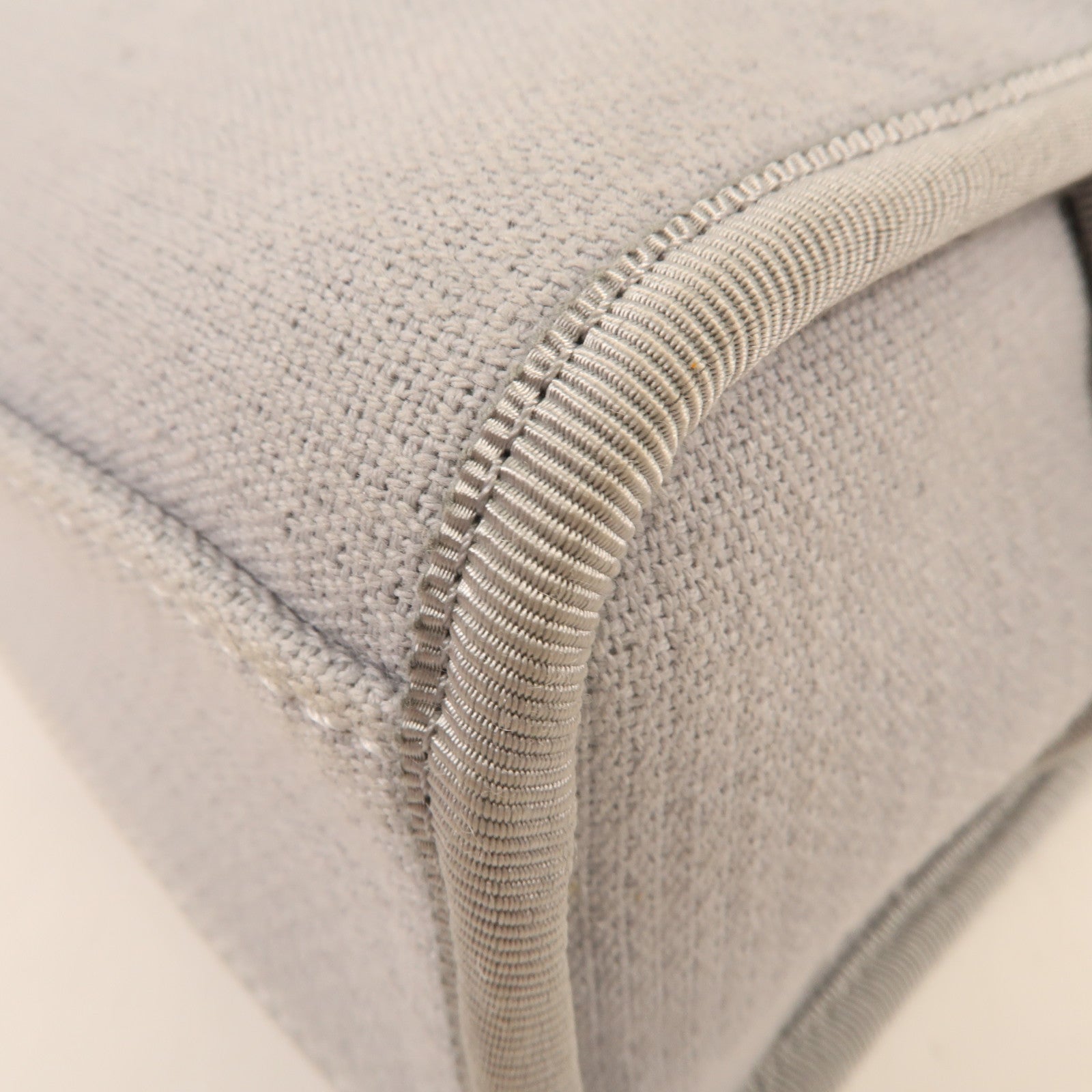 CHANEL 帆布Deauville Bowling銀扣手挽肩背兩用袋