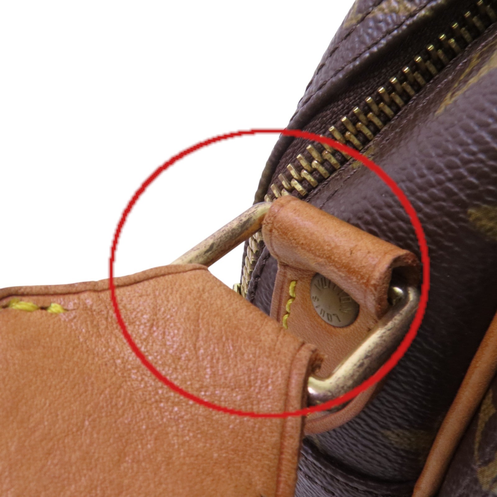 LOUIS VUITTON Monogram Reporter PM金扣肩背袋