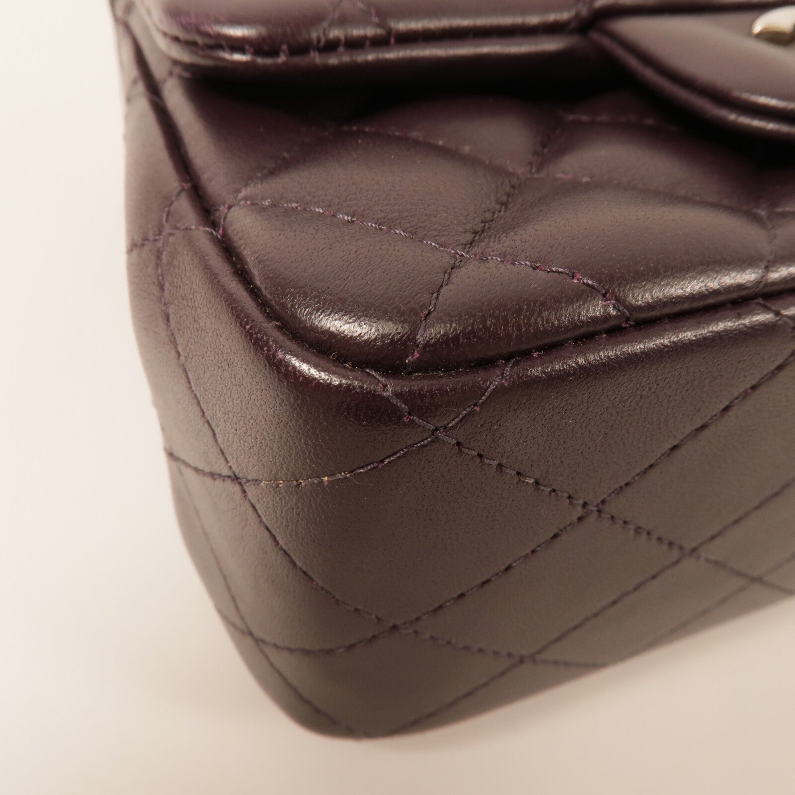 CHANEL 羊皮皮革Mini Classic 17鏈帶肩背袋