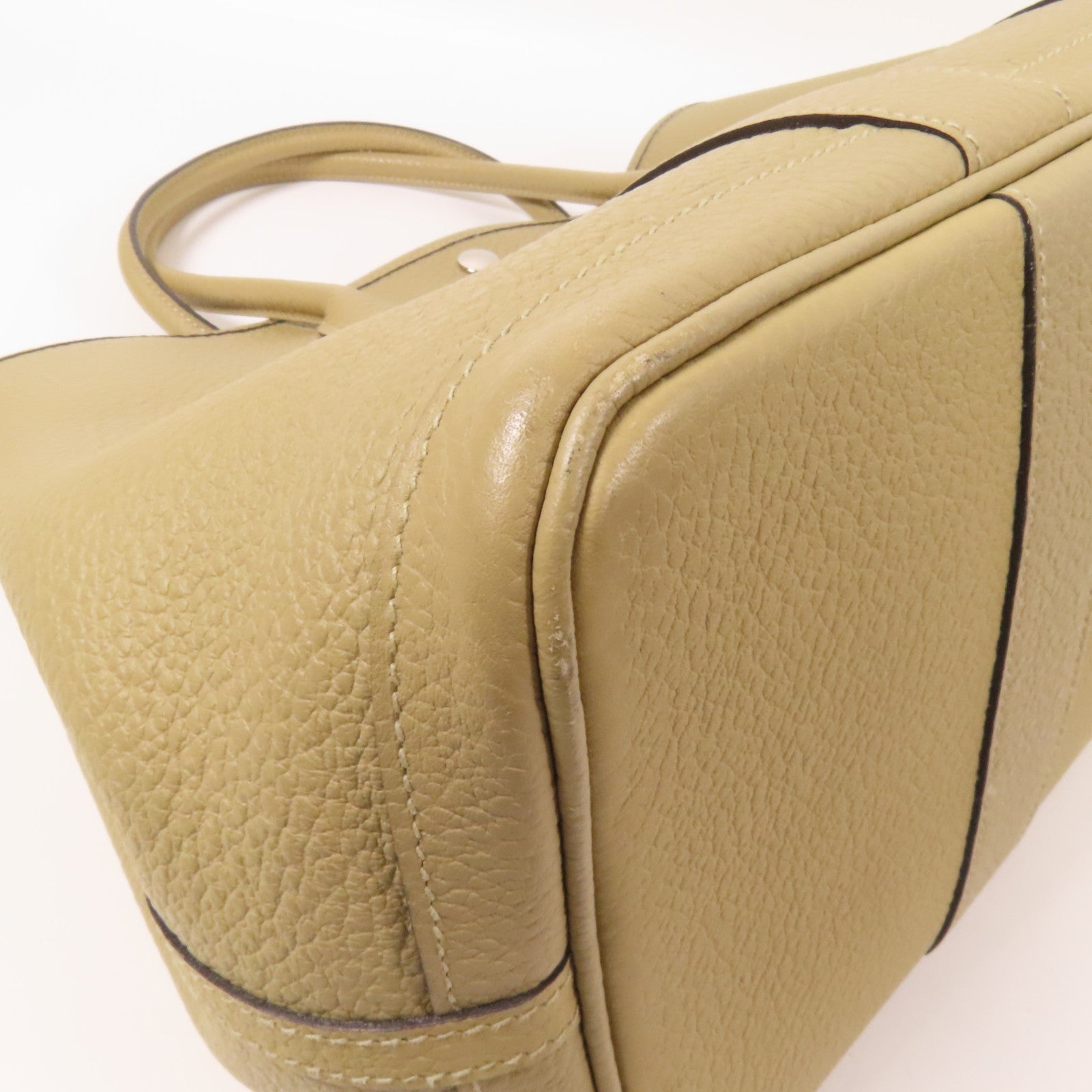 HERMES Negonda皮革Garden Party PM銀扣手挽袋Trench