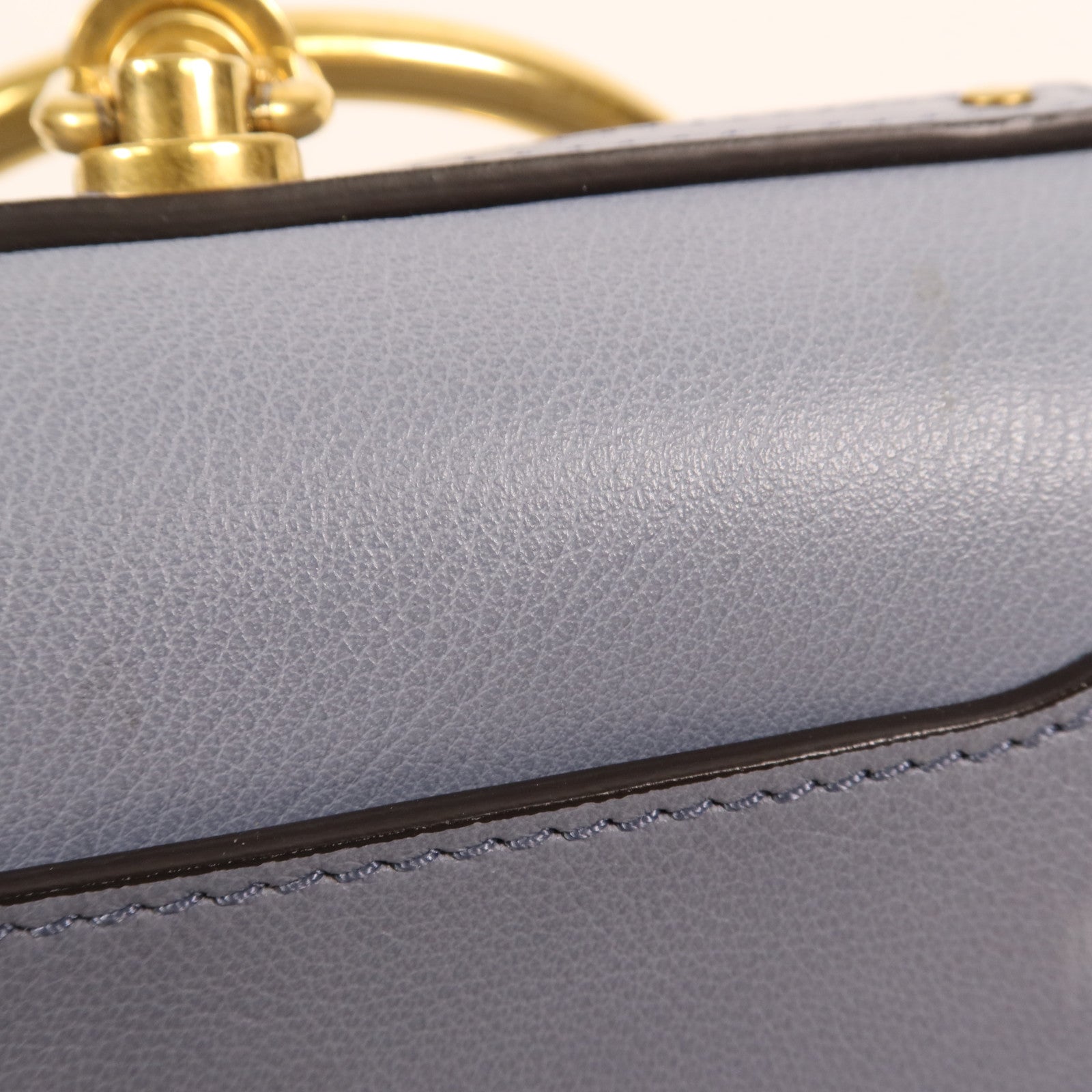 Chloe 牛皮皮革Shoulder Bag金扣手挽肩背兩用袋