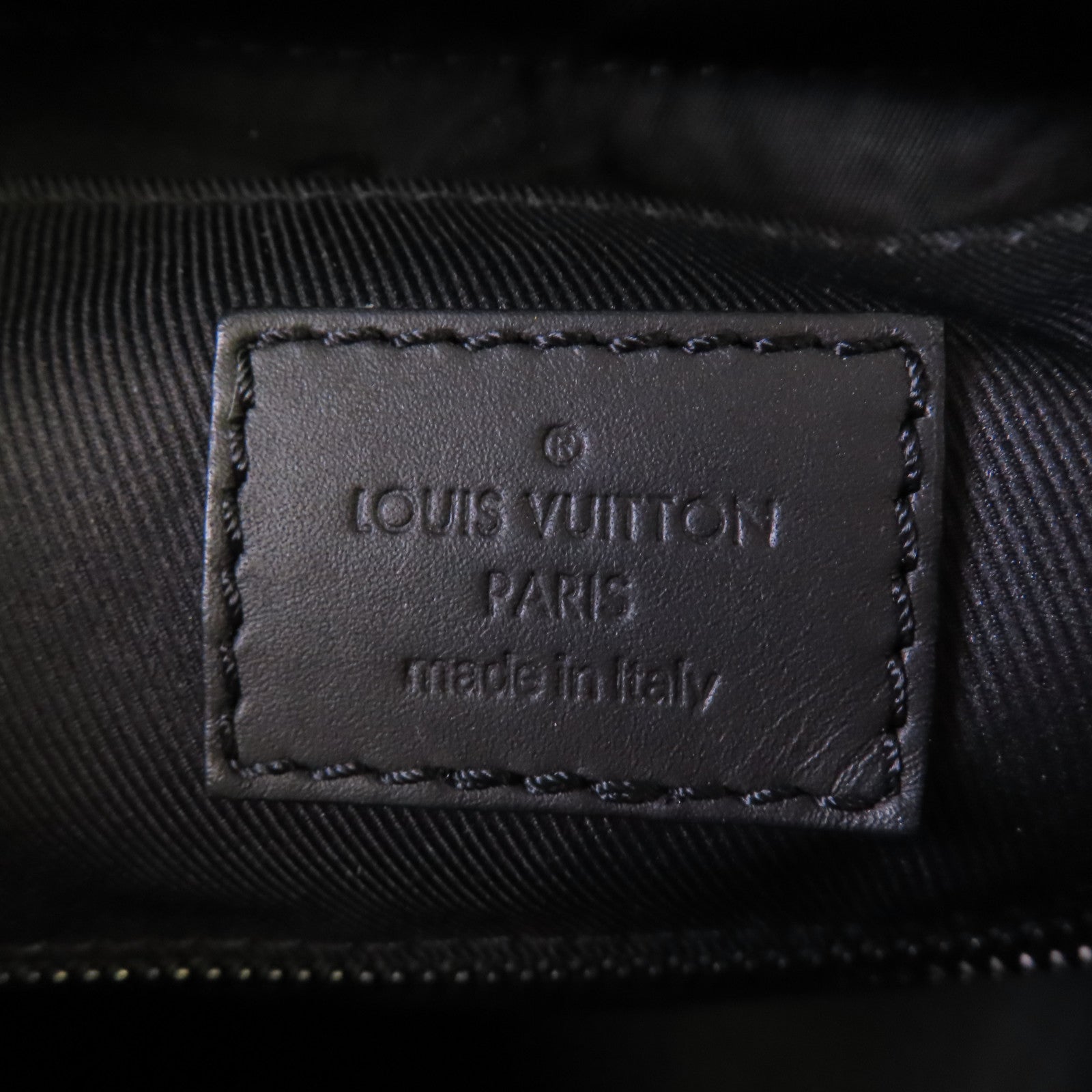 LOUIS VUITTON Monogram Empreinte Trekking Backpack背包黑色