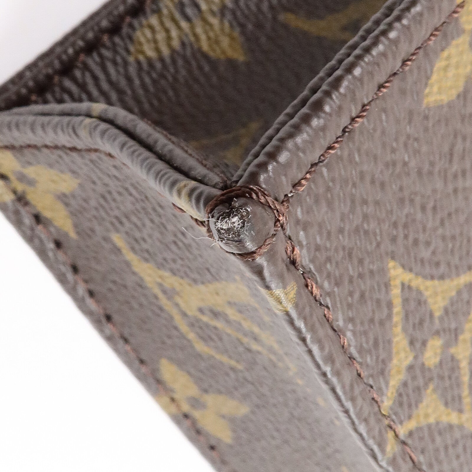 LOUIS VUITTON Monogram Petit Sac Plat手挽肩背兩用袋