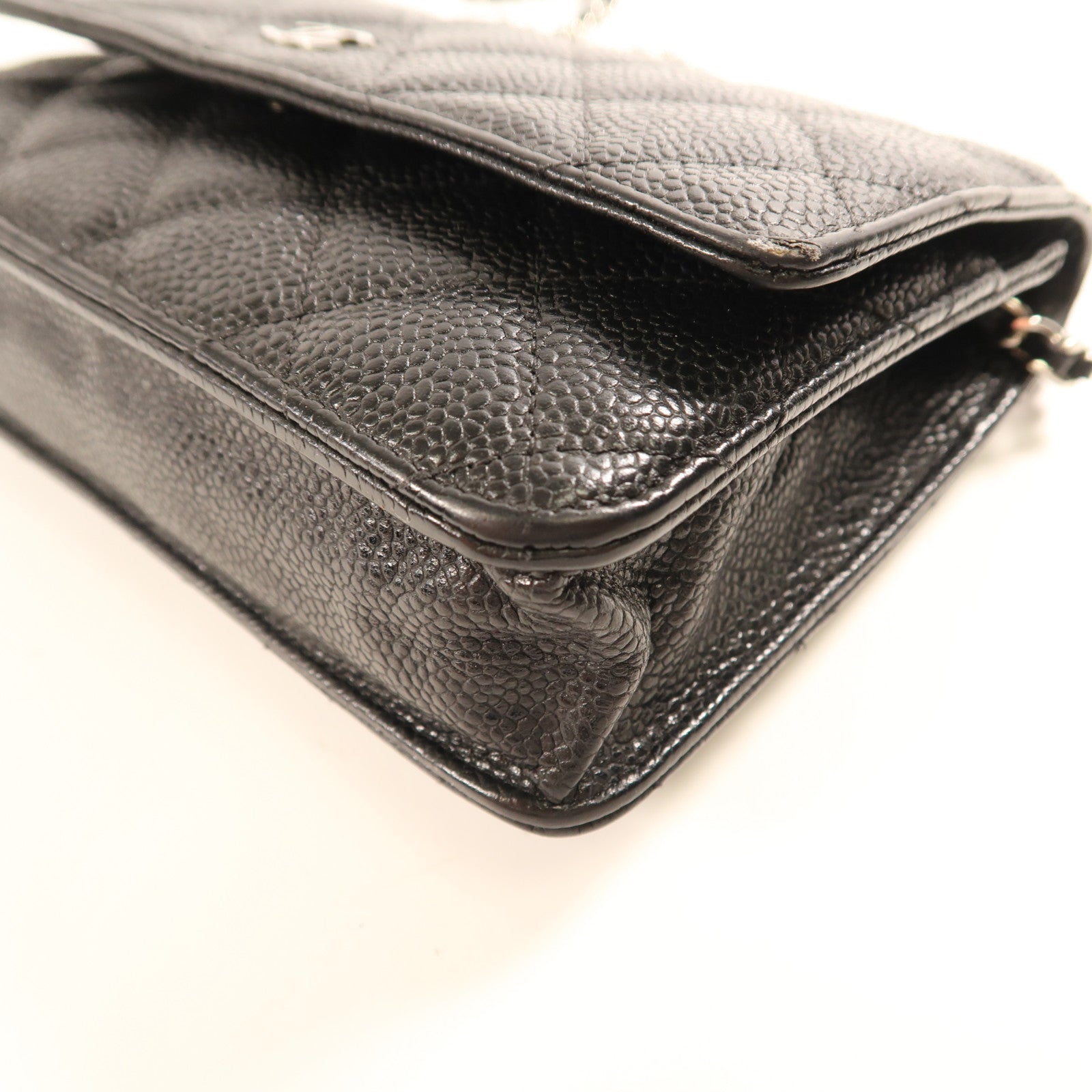 CHANEL 牛皮皮革WOC Wallet On Chain鏈帶肩背袋