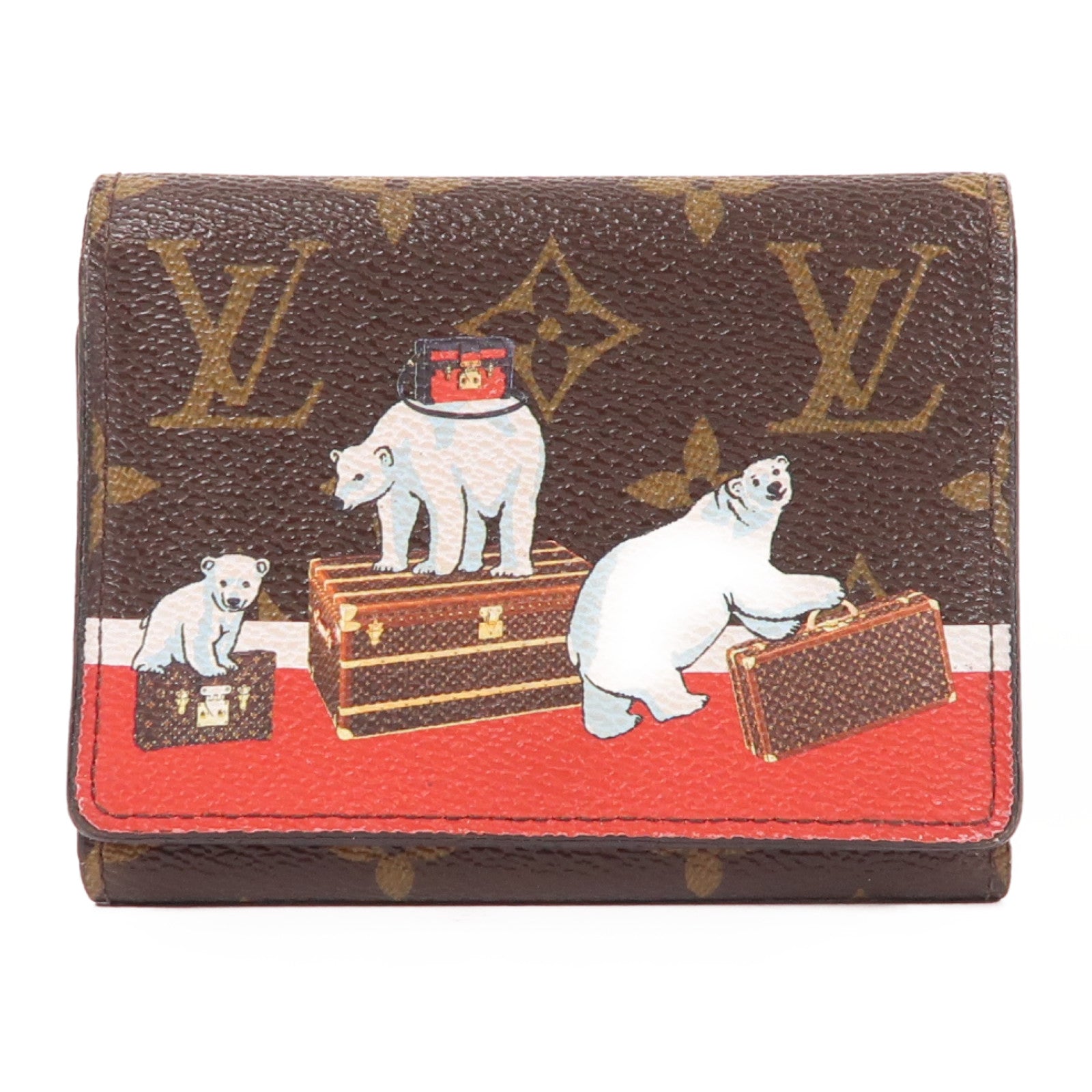 LOUIS VUITTON 【激減優惠】Monogram Wallet金扣錢包