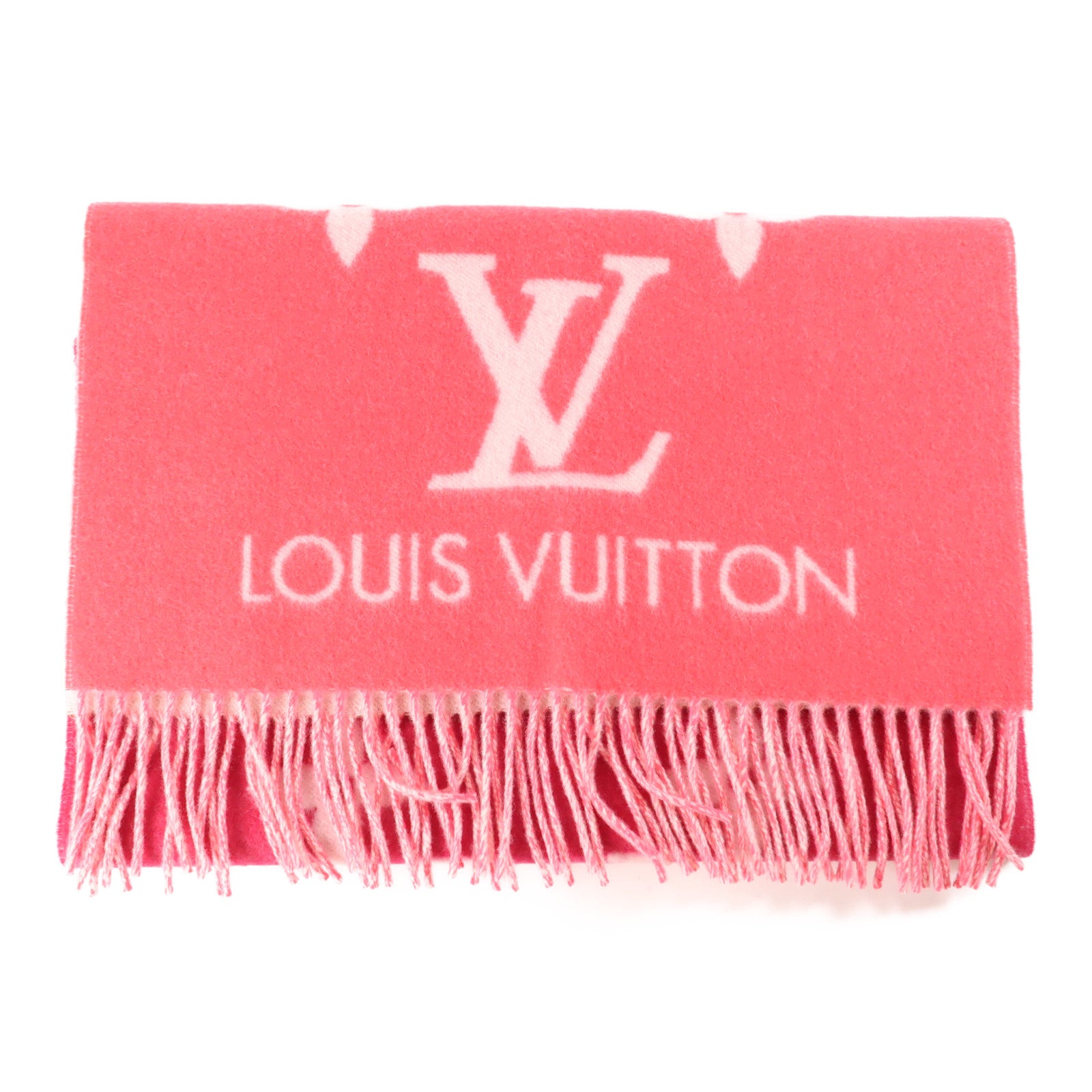 LOUIS VUITTON Cashmere Reykjavik Gradient Scarf頸巾粉紅色