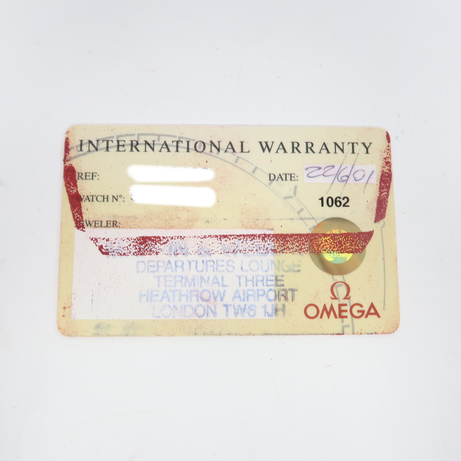 OMEGA De Ville不鏽鋼手錶石英機芯銀色