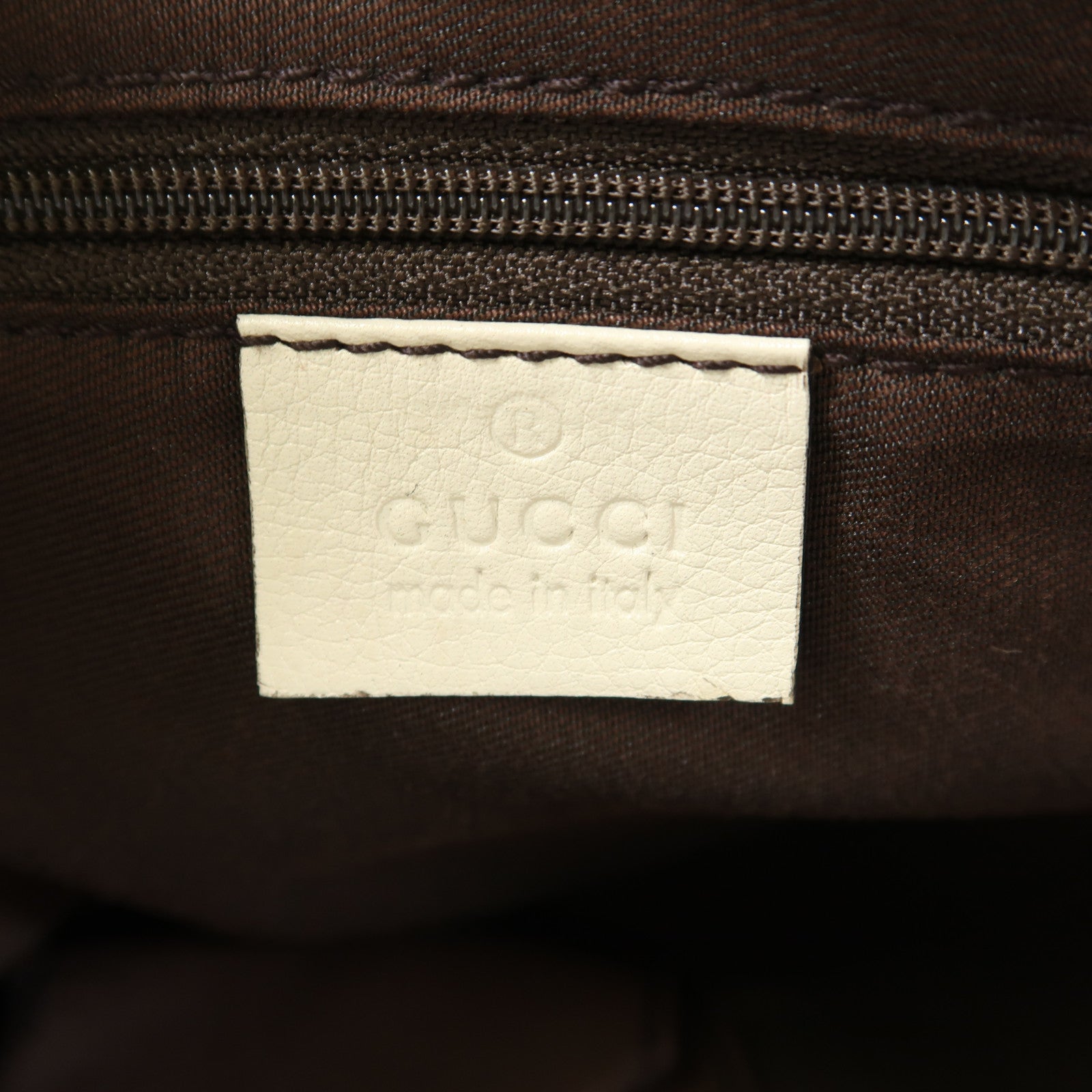 GUCCI 帆布Web Flap Tote銀扣手挽袋