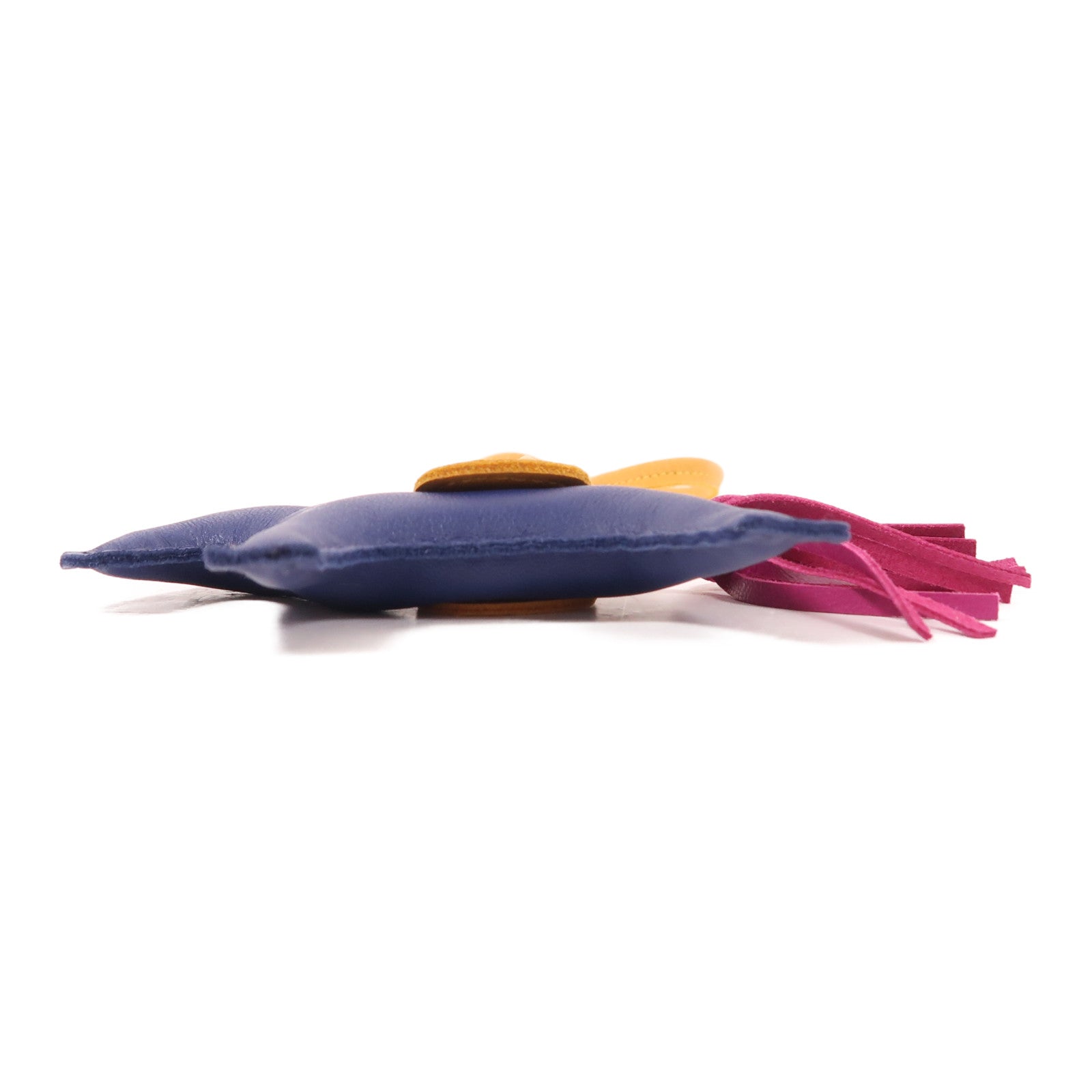 HERMES Rodeo PM Charm Milo Leather Navy/Purple