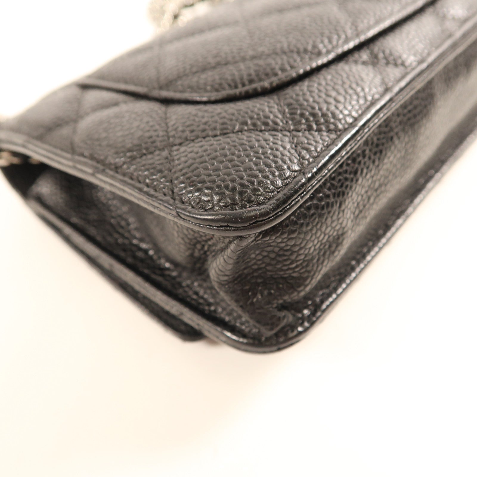 CHANEL 牛皮皮革WOC Wallet On Chain鏈帶肩背袋