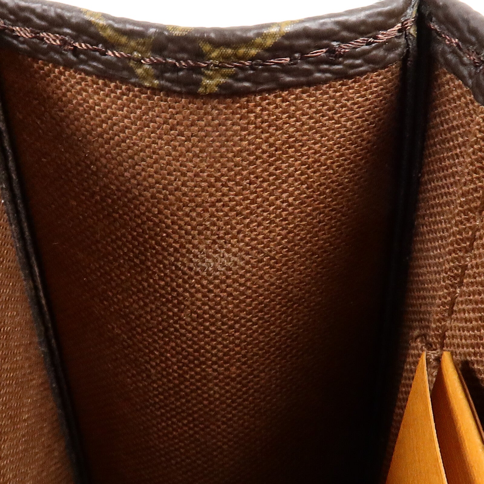 LOUIS VUITTON Monogram Petit Sac Plat手挽肩背兩用袋