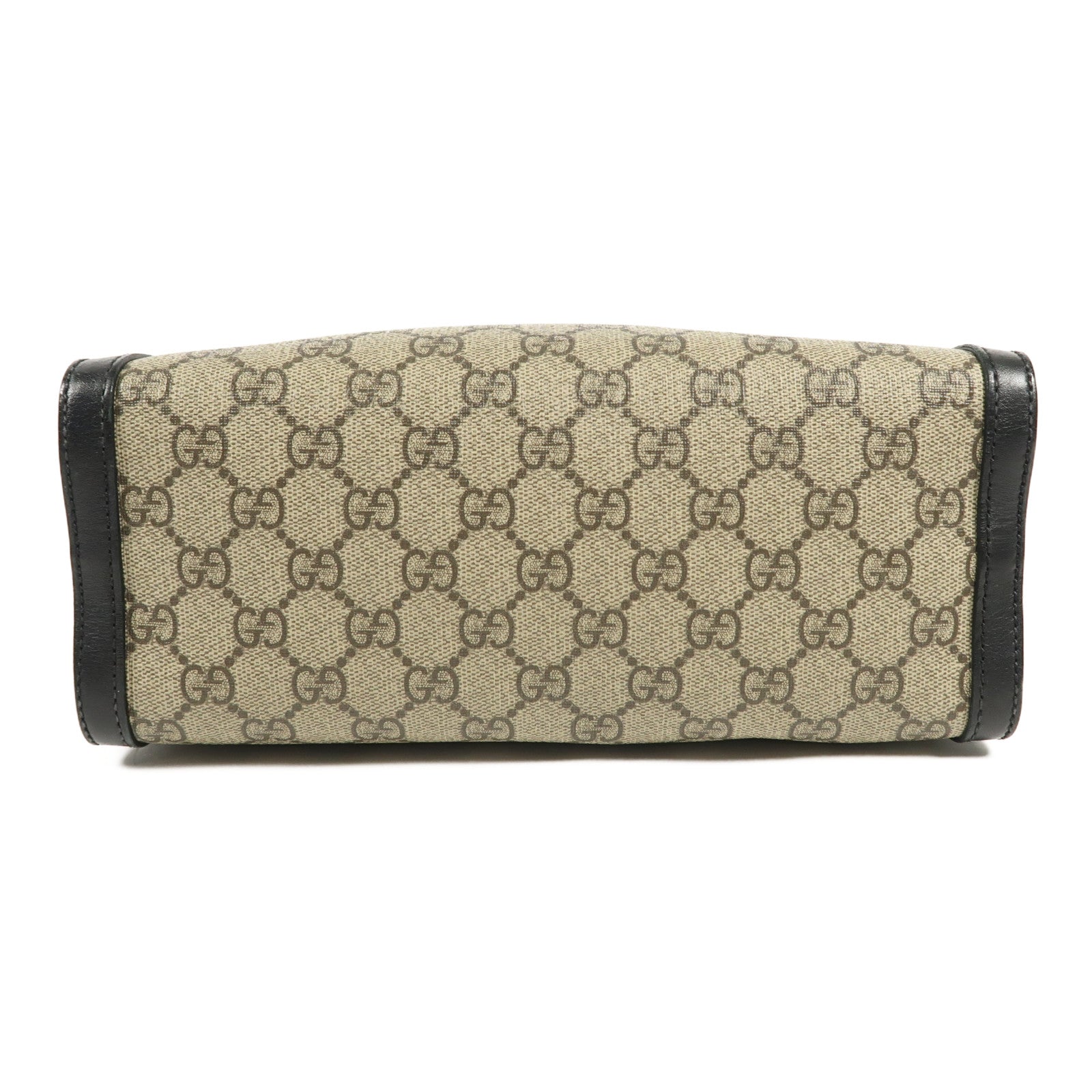 GUCCI GG GHW Padlock GG Small Shoulder Bag 498156 Coated Canvas Brown/Black