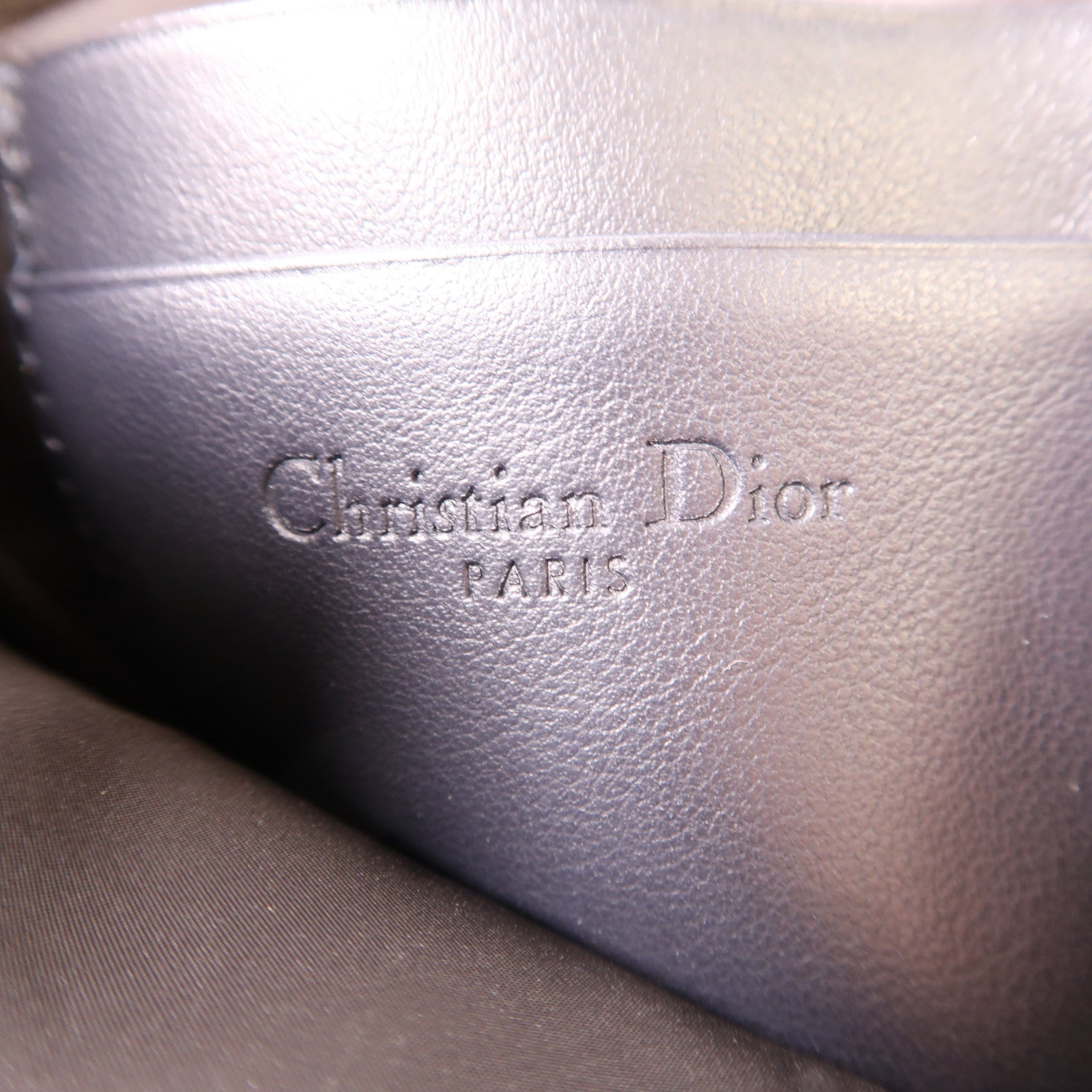 Dior 尼龍Shoulder Bag金扣肩背袋深藍色/白色