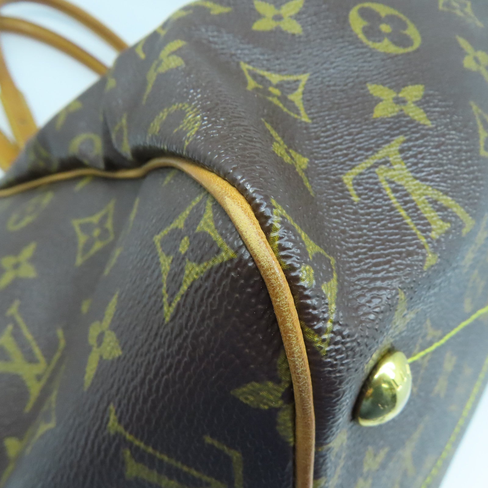 LOUIS VUITTON **【激減優惠】Monogram Tivoli GM金扣肩背袋啡色