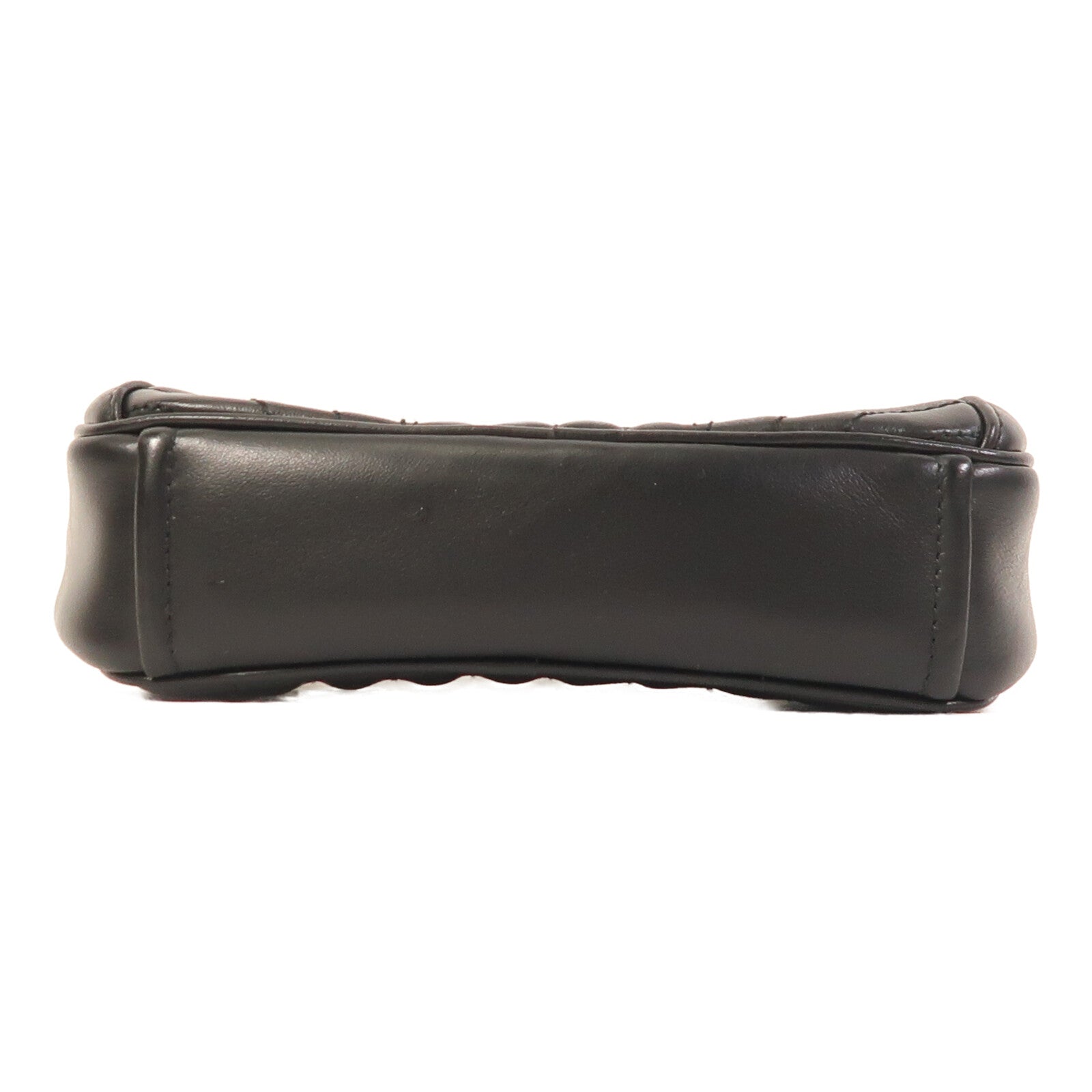 PRADA 牛皮皮革Shoulder Bag銀扣鏈帶肩背袋/腰包