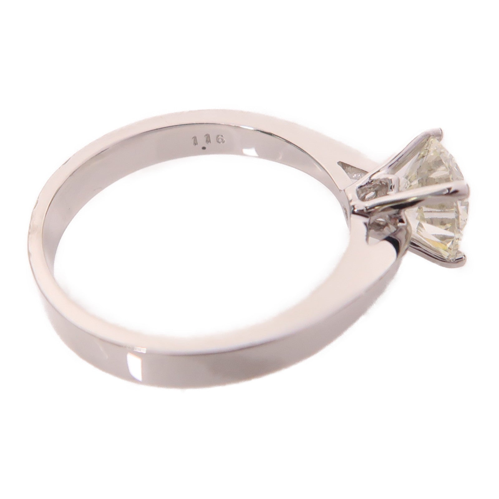JEWELRY 18K白金Diamond Ring1.16ct鑽石戒指US#5.75