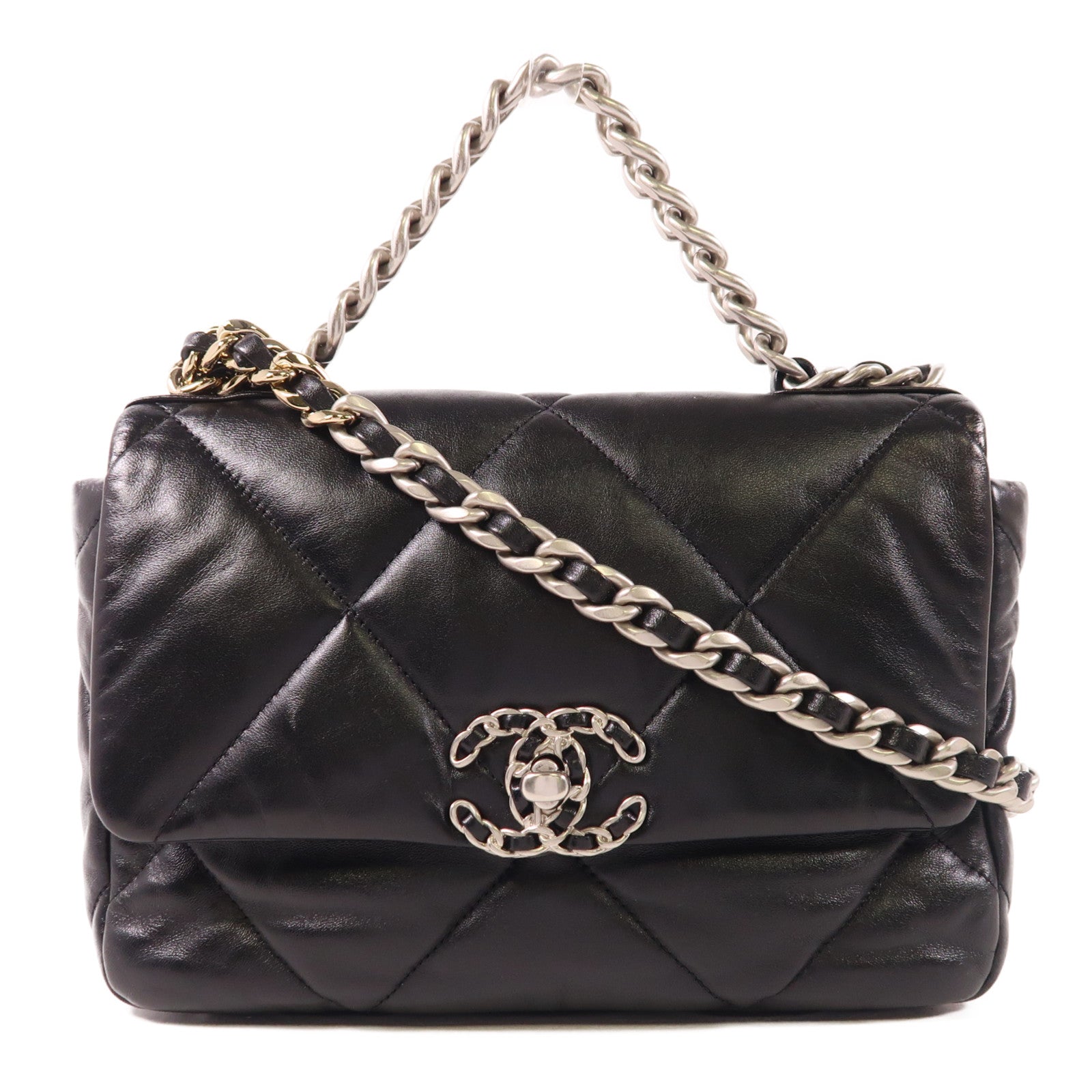 CHANEL 牛皮皮革Chanel 19手挽肩背兩用袋