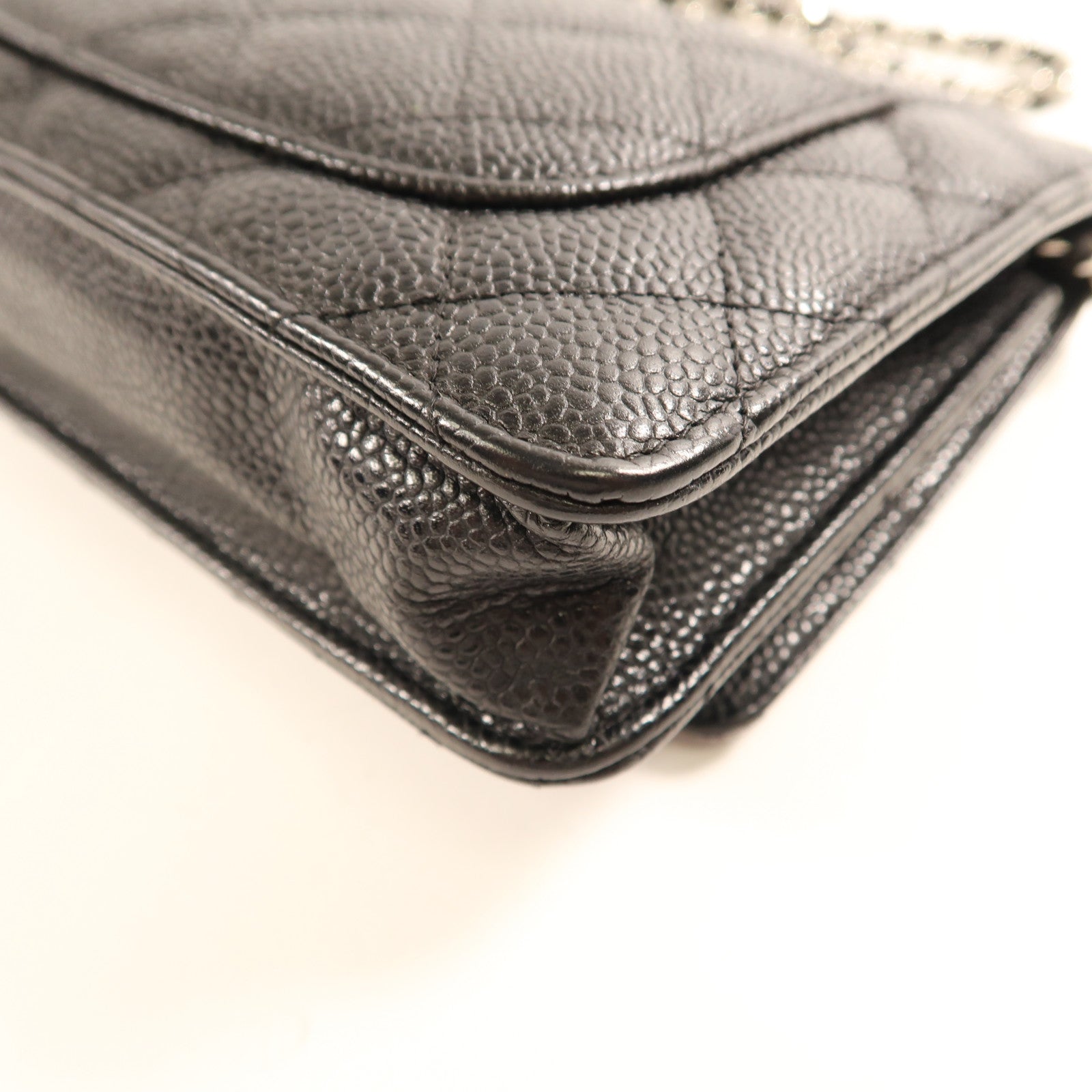 CHANEL 牛皮皮革WOC Wallet On Chain鏈帶肩背袋