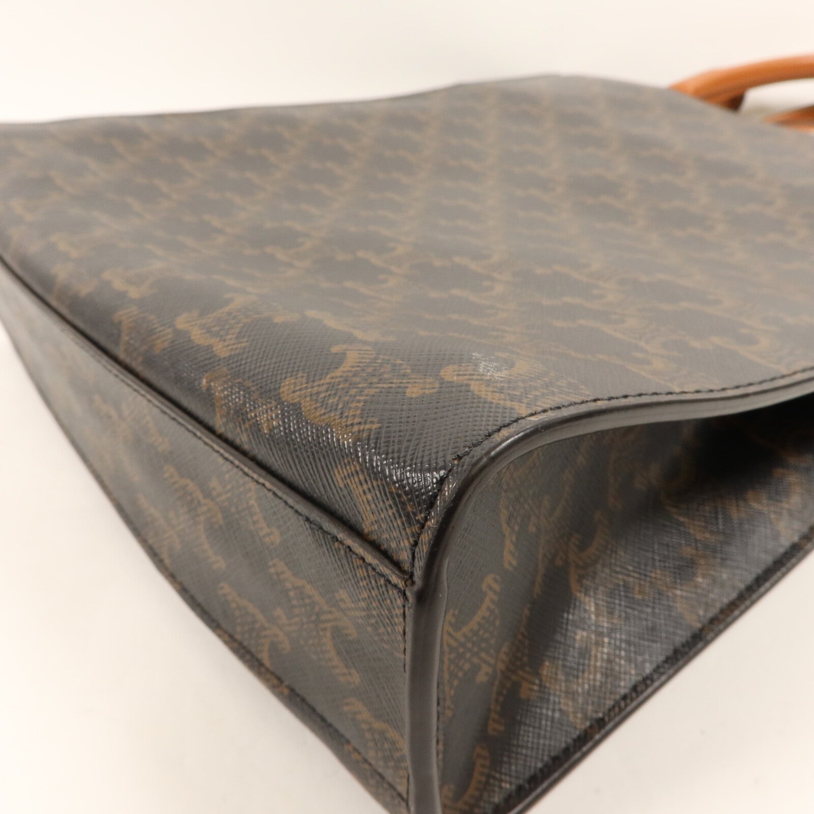CELINE 塗層帆布Triomphe Cabas Tote Bag手挽肩背兩用袋