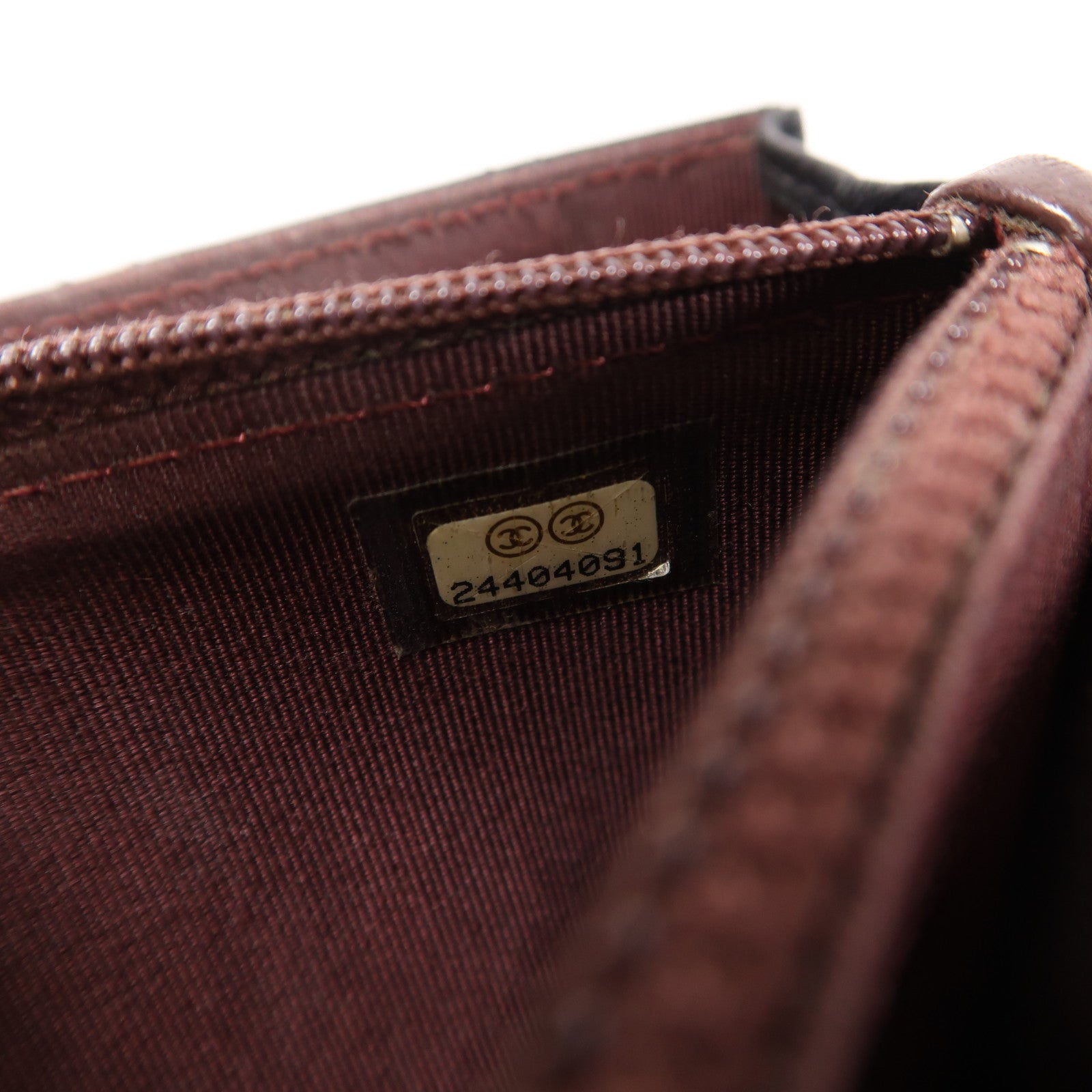 CHANEL 牛皮皮革Chain Shoulder銀扣肩背袋