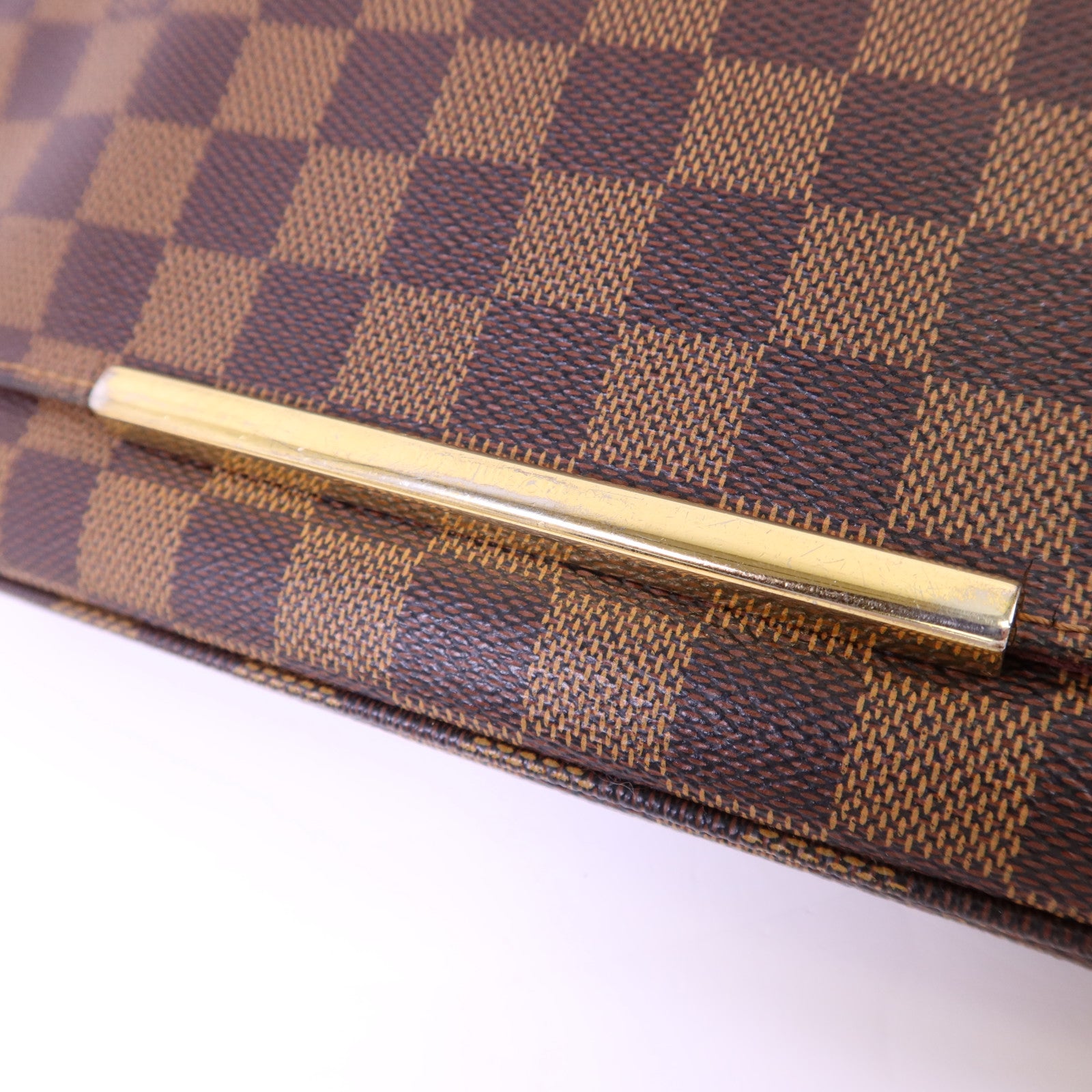 LOUIS VUITTON Damier Hoxton PM金扣肩背袋