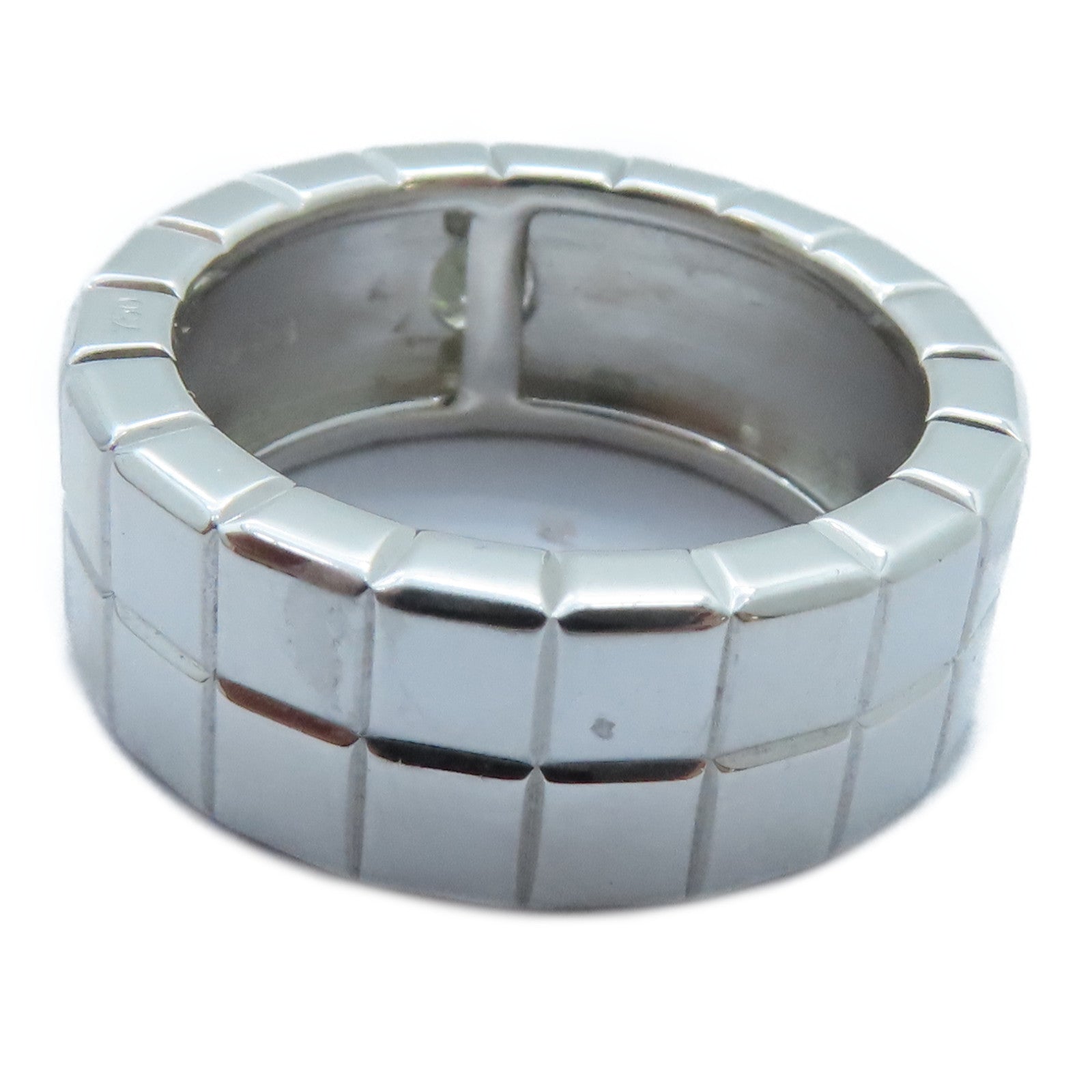 Chopard 18K白金Ice Cube Diamond戒指US#6.25/