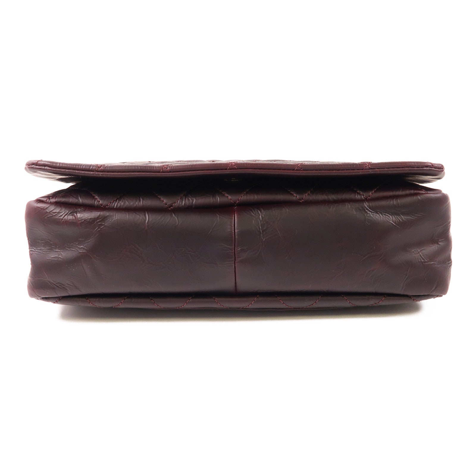 CHANEL 牛皮皮革Shoulder Bag銀扣鏈帶肩背袋