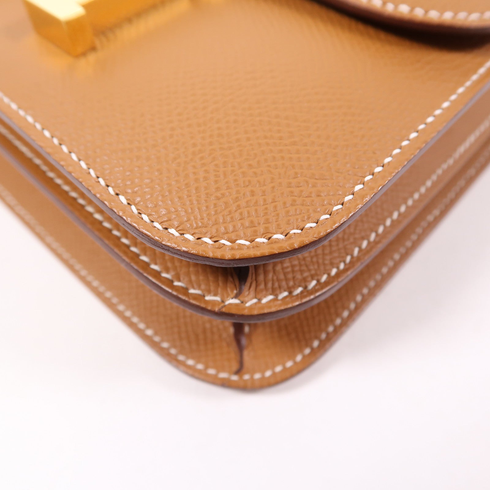 HERMES Epsom皮革Constance Mini金扣肩背袋