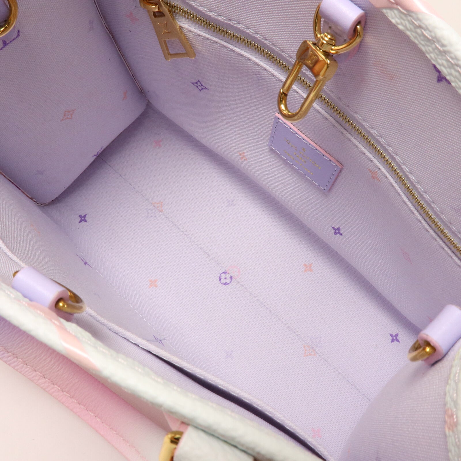 LOUIS VUITTON Monogram Sunrise Pastel On The Go PM手挽肩背兩用袋