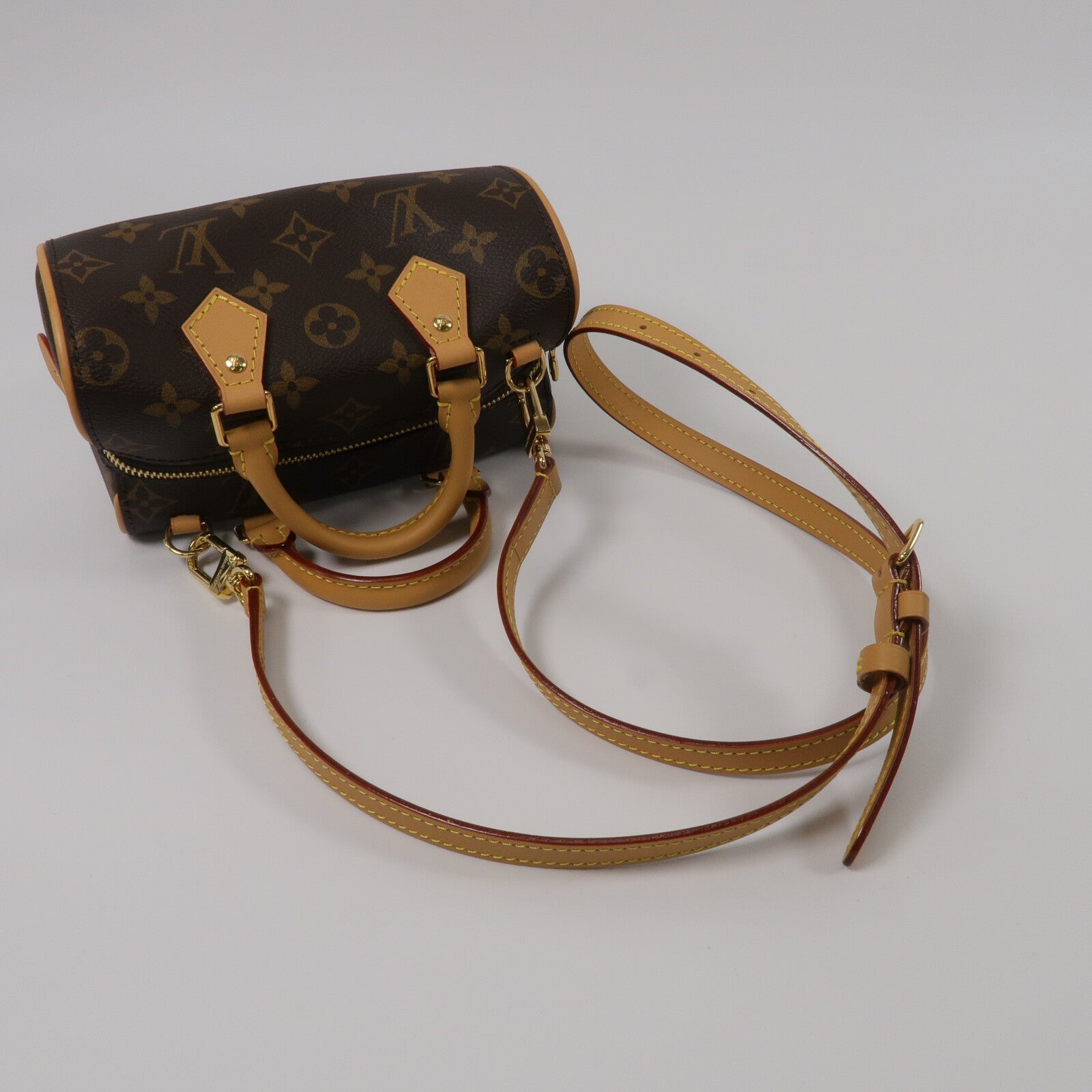 LOUIS VUITTON Monogram Nano Speedy Dating手挽肩背兩用袋