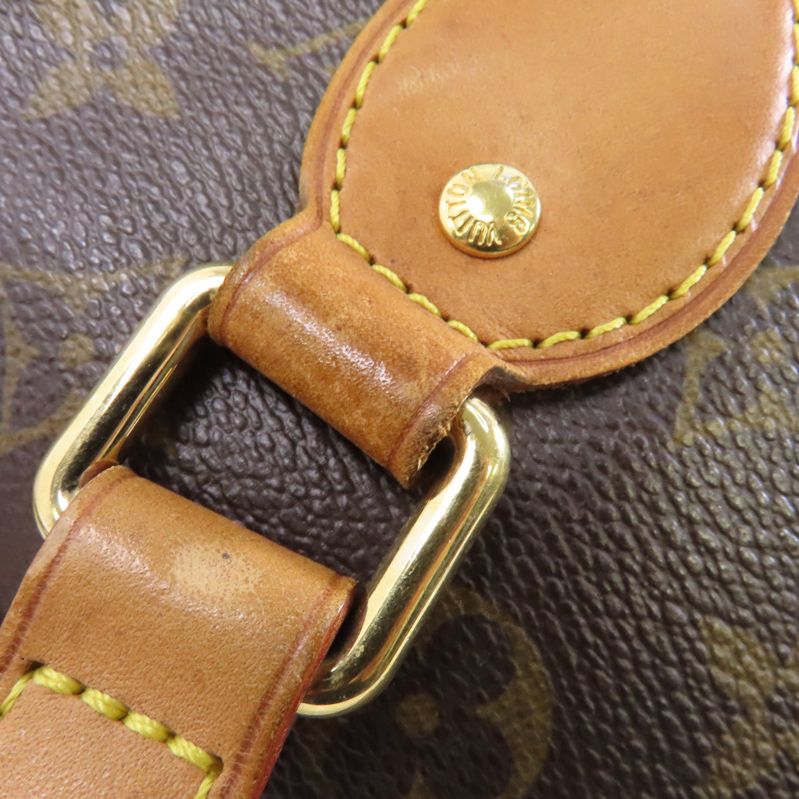 LOUIS VUITTON 【激減優惠】Monogram Palermo PM金扣手挽肩背兩用袋棕色