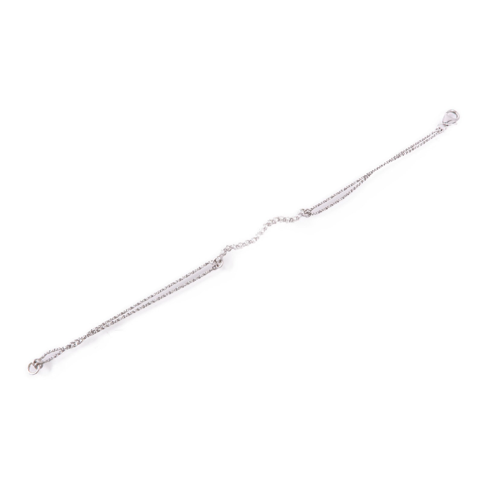JEWELRY 18K白金Diamond Bracelet鑽石手鏈