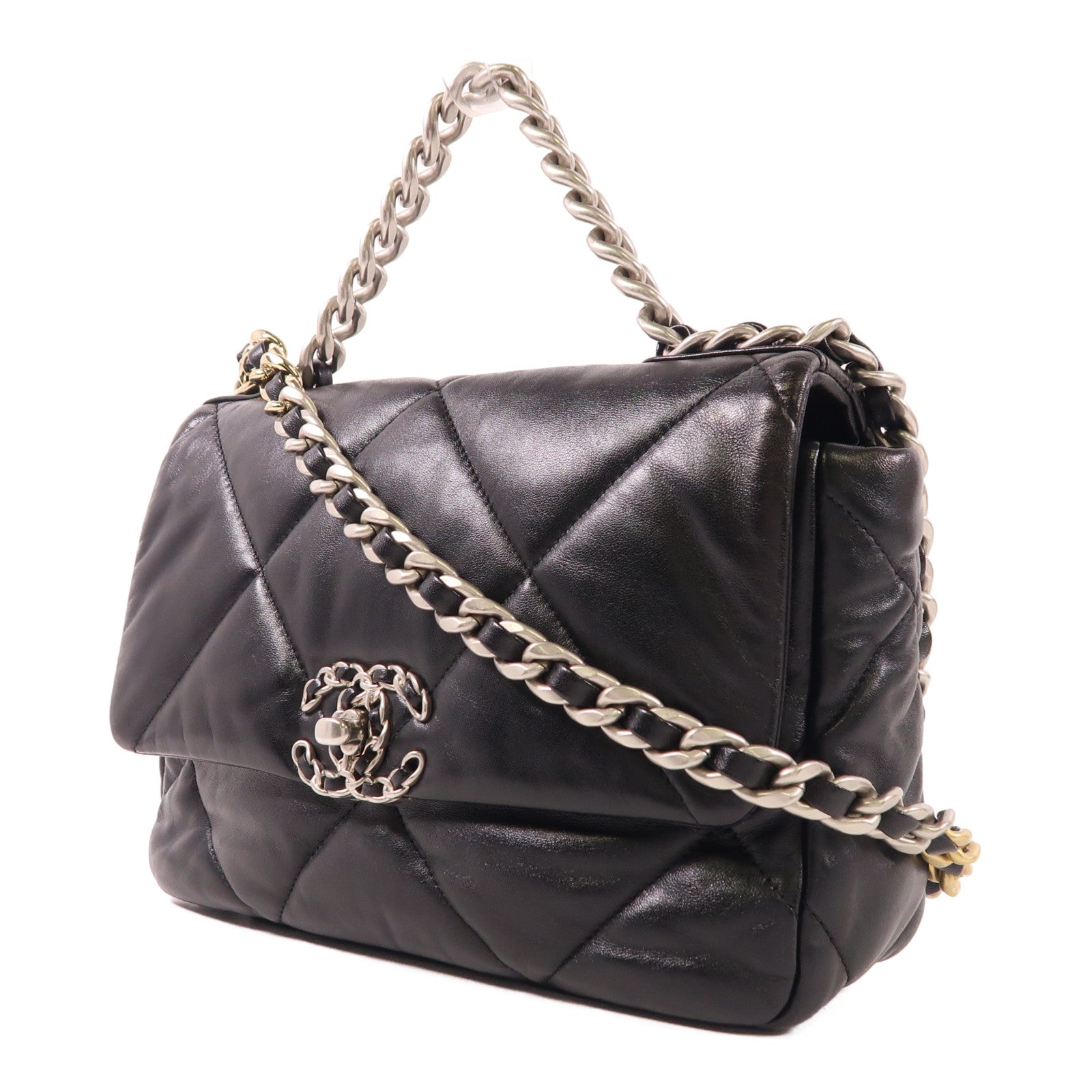 CHANEL 牛皮皮革Chanel 19手挽肩背兩用袋